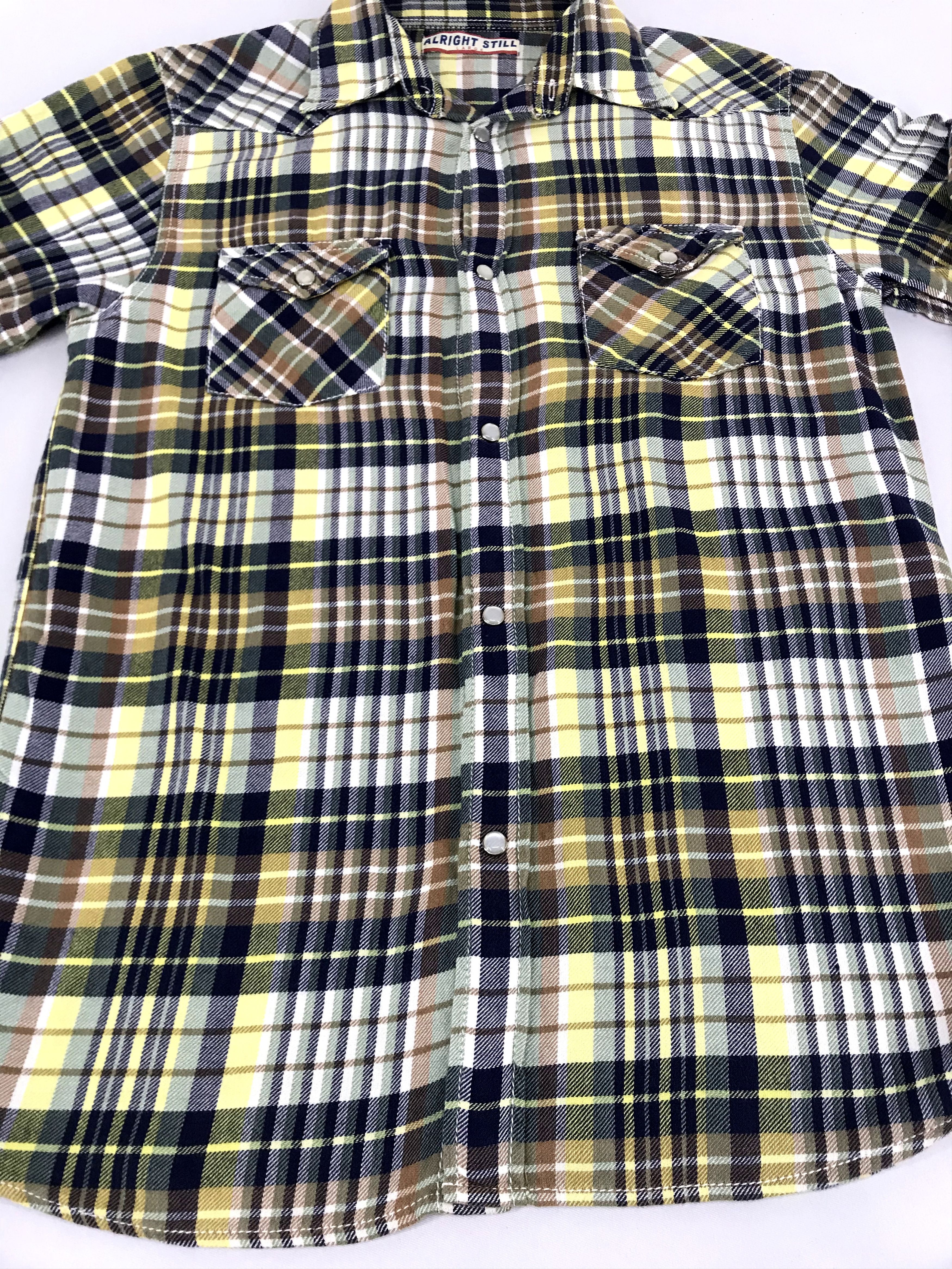 Flannel Vintage Alright Still Western Flannel Shirt Snap Button Size US M / EU 48-50 / 2 - 3 Thumbnail