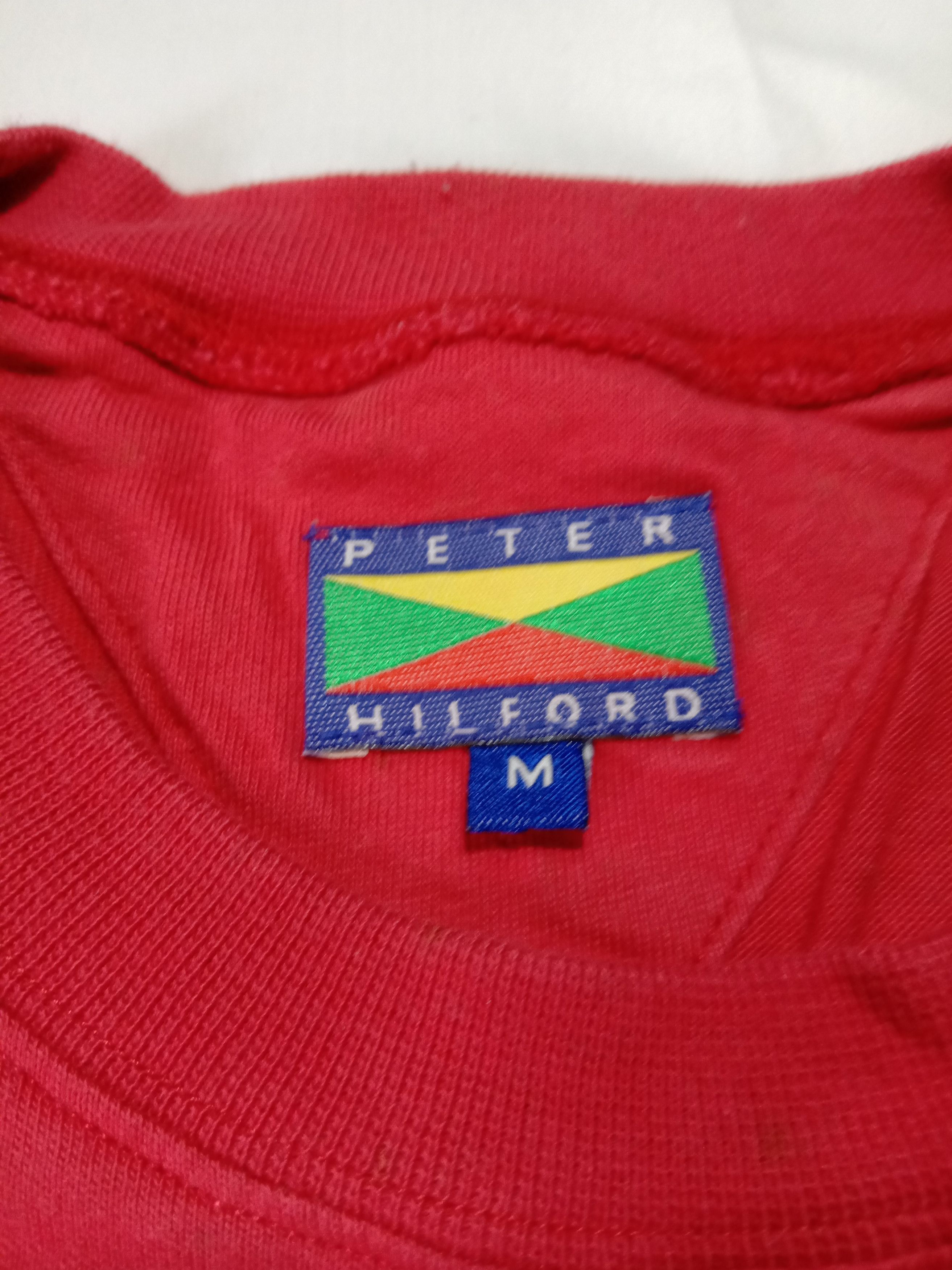 Vintage Peter Hilford U.S Marine Red Tee Like Tommy Hilfiger Logo Size US M / EU 48-50 / 2 - 3 Thumbnail