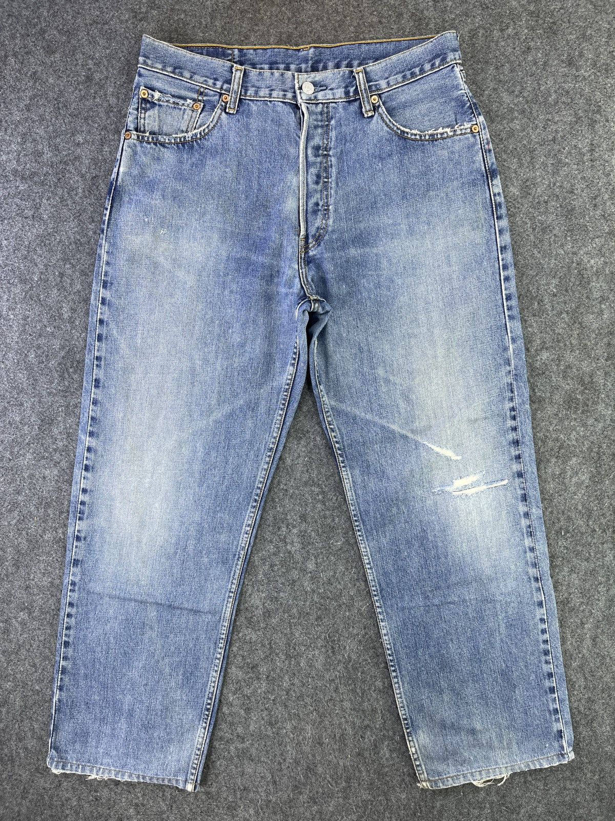 Levi's Vintage Levis 513 Blue Wash Jeans - J912 Size US 34 / EU 50 - 1 Thumbnail