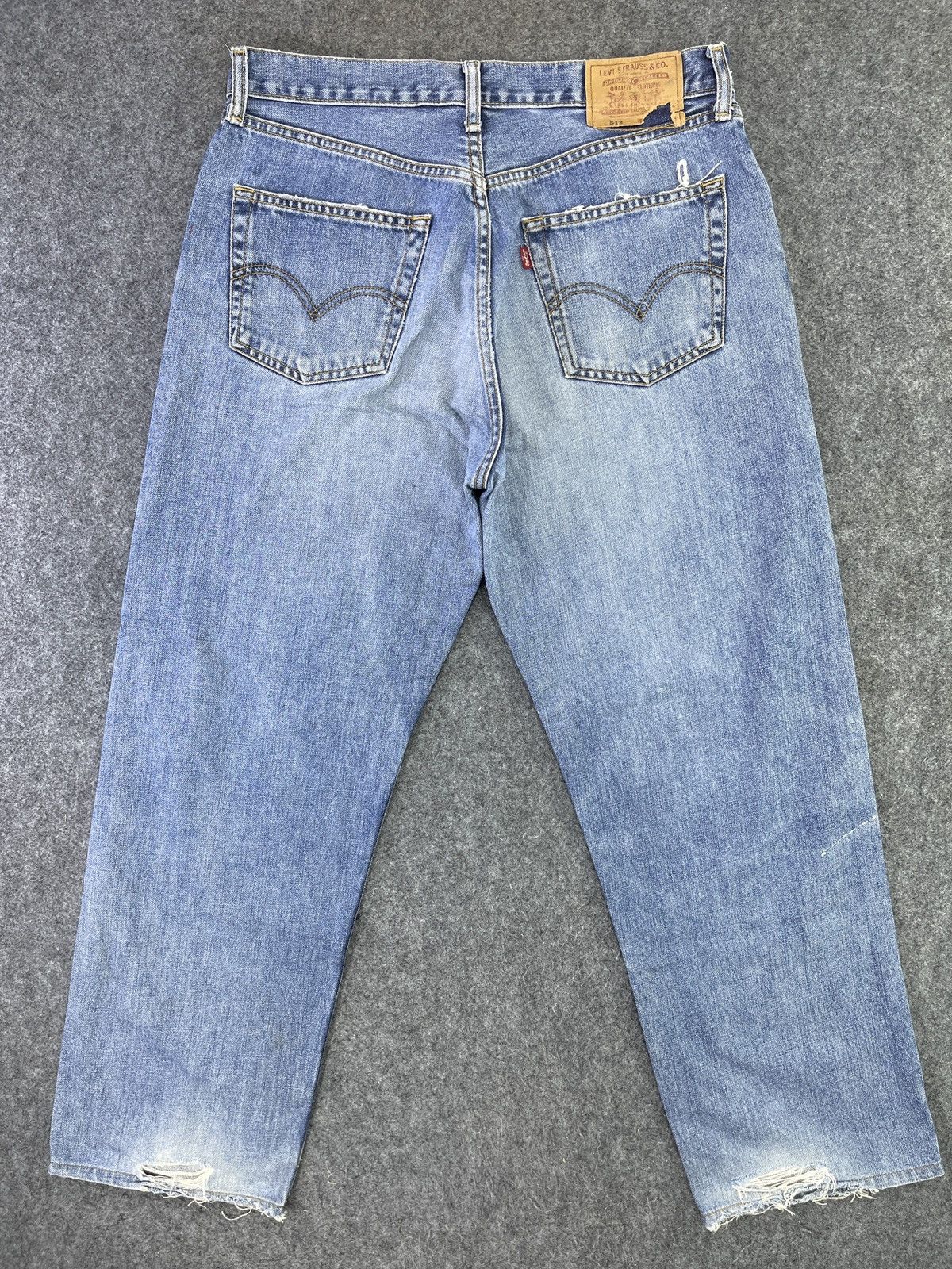 Levi's Vintage Levis 513 Blue Wash Jeans - J912 Size US 34 / EU 50 - 2 Thumbnail