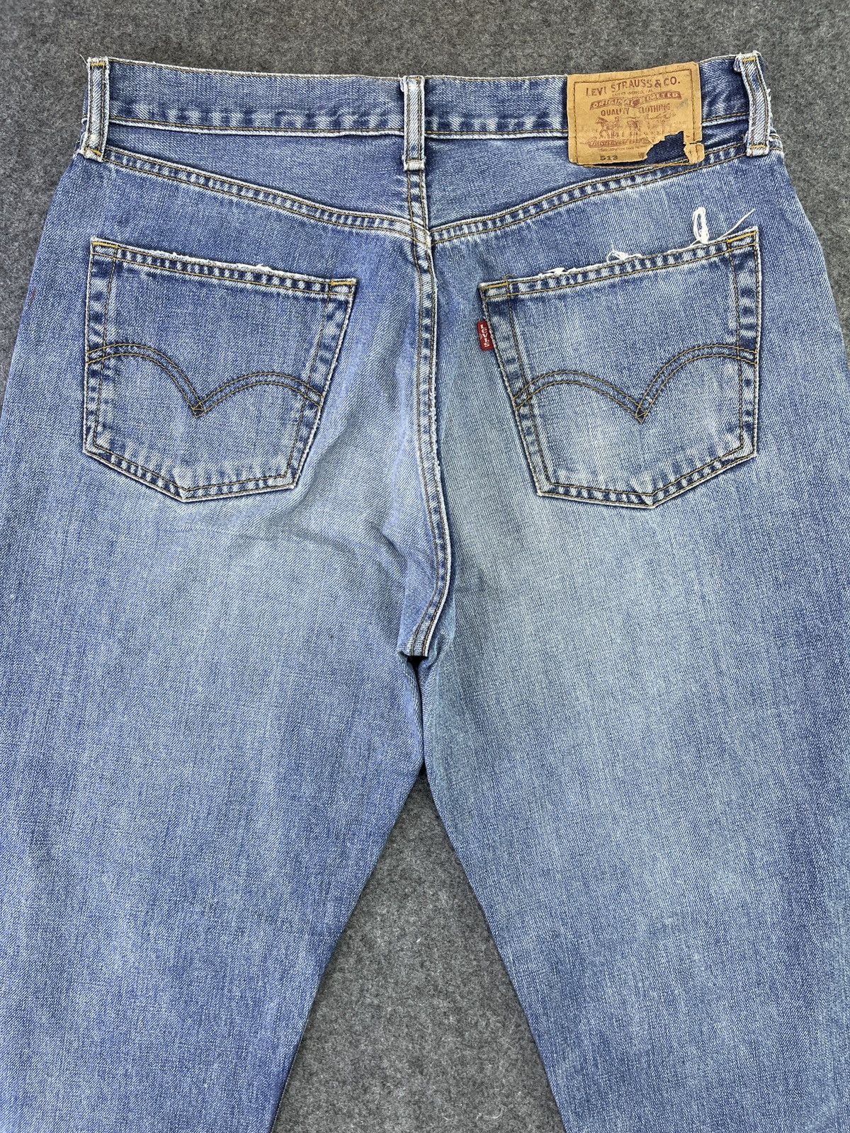 Levi's Vintage Levis 513 Blue Wash Jeans - J912 Size US 34 / EU 50 - 4 Thumbnail