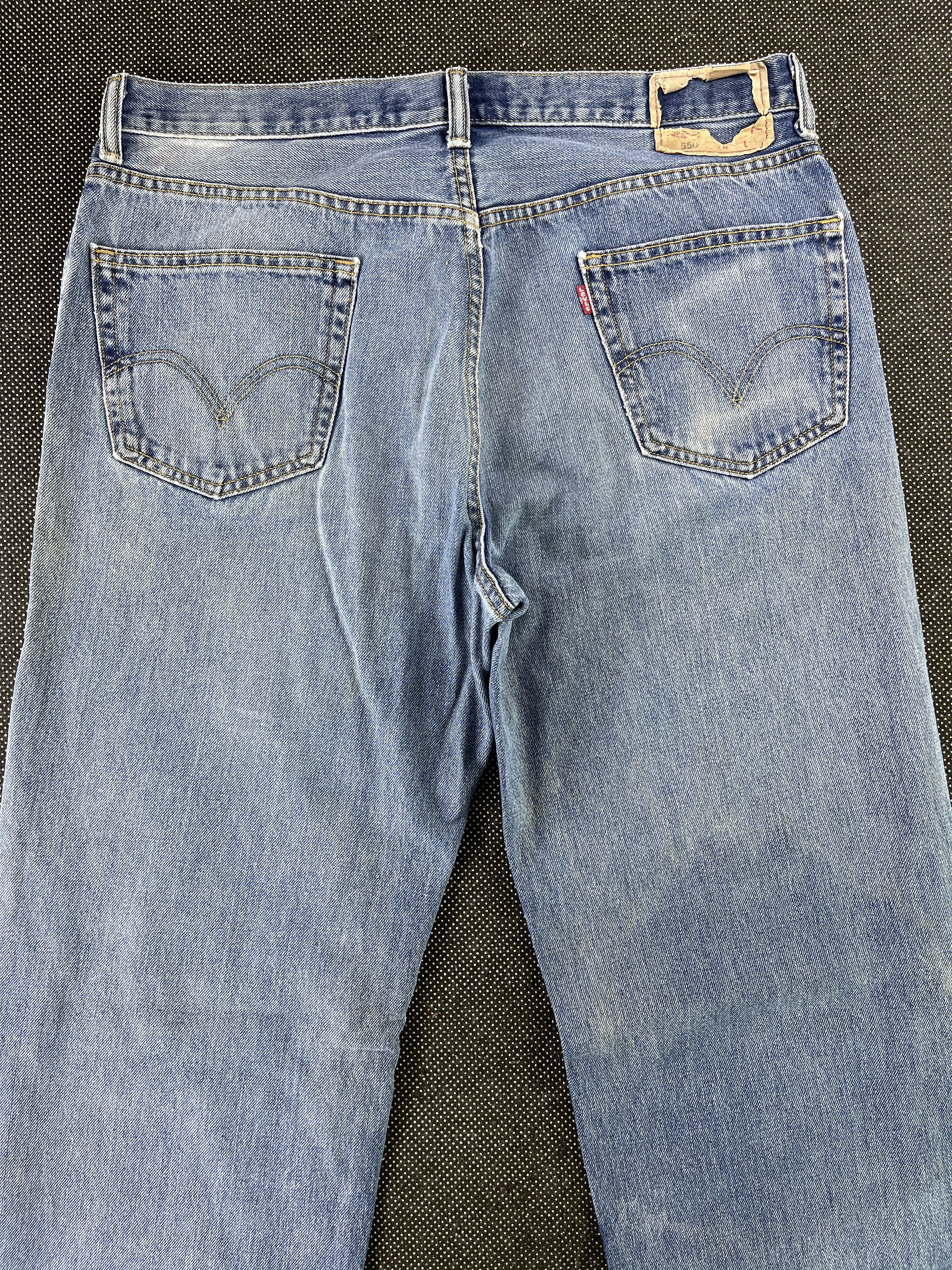 Levi's Vintage Levis 550 Relaxed Fit Jeans - J093 Size US 36 / EU 52 - 4 Thumbnail