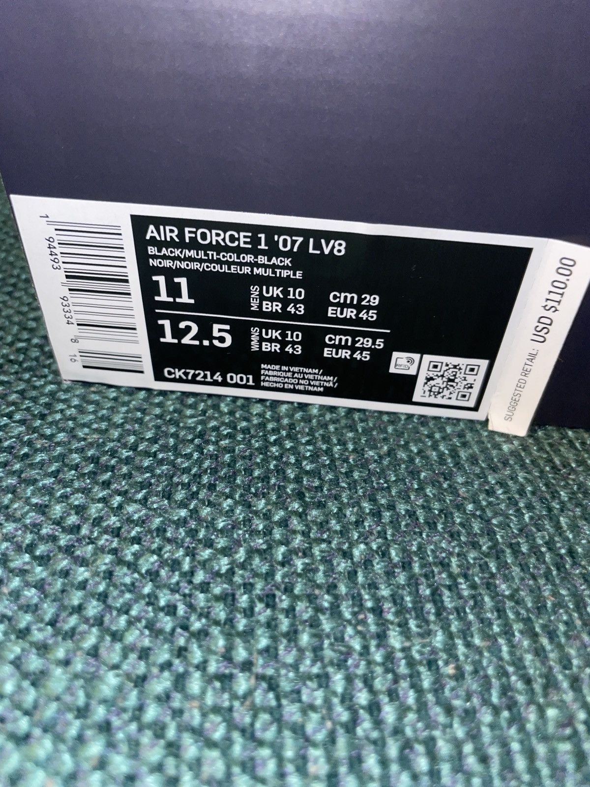 Nike Air Force 1 ‘07 LV8 Size US 11 / EU 44 - 8 Thumbnail