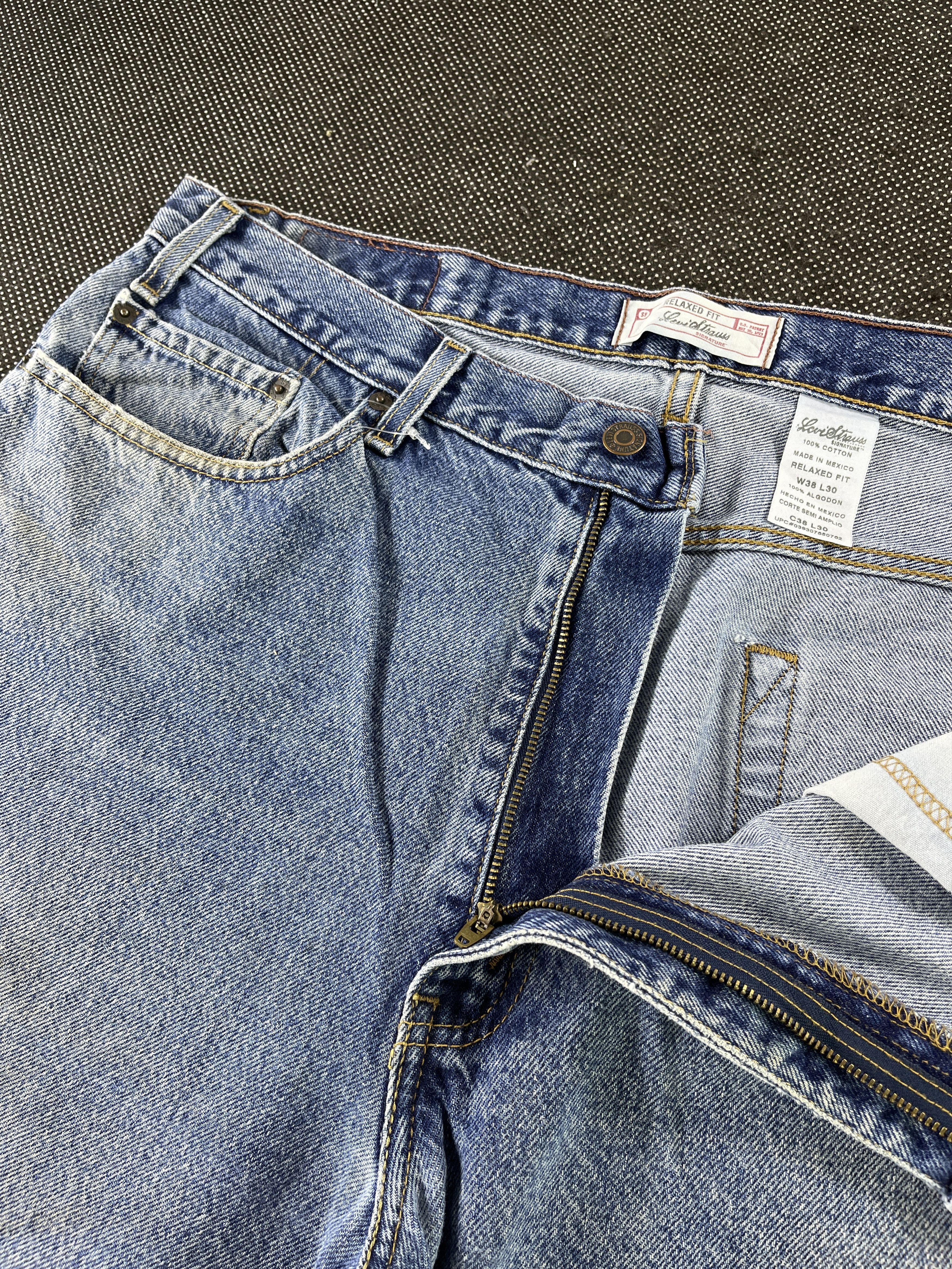 Levi's Vintage Denim Levis Signature Stone Wash Jeans - J111 Size US 38 / EU 54 - 6 Thumbnail
