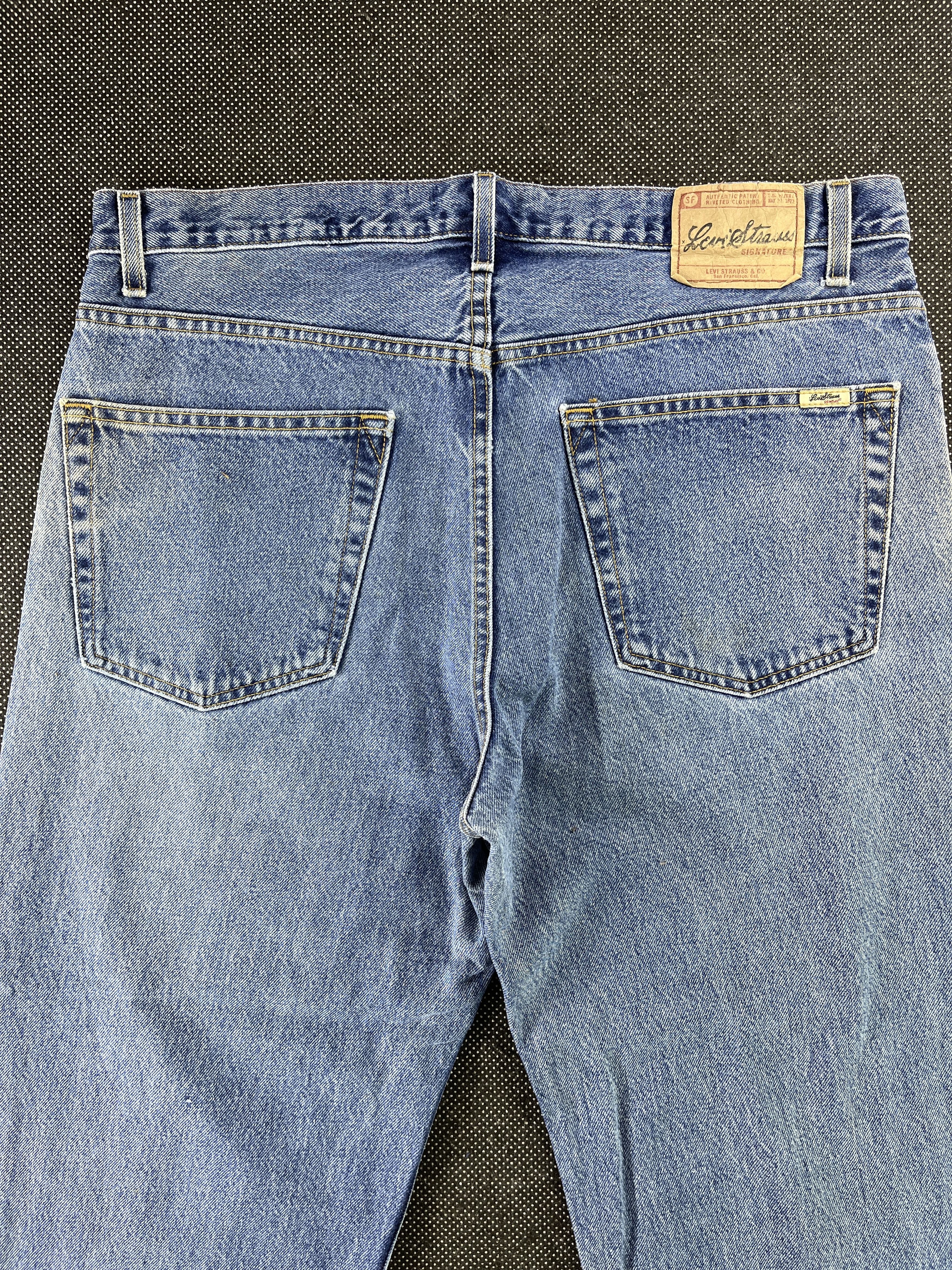 Levi's Vintage Denim Levis Signature Stone Wash Jeans - J111 Size US 38 / EU 54 - 4 Thumbnail