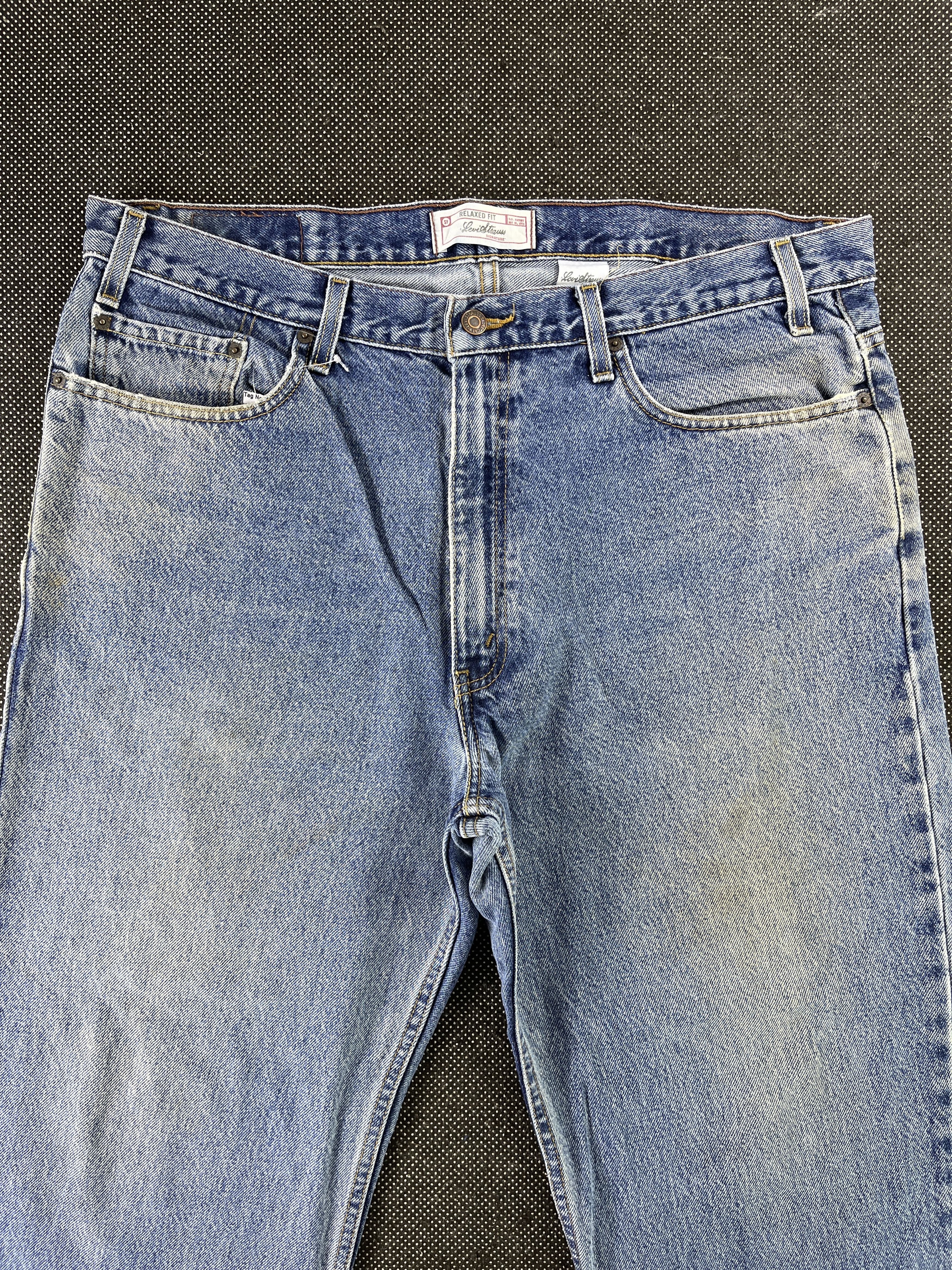 Levi's Vintage Denim Levis Signature Stone Wash Jeans - J111 Size US 38 / EU 54 - 3 Thumbnail