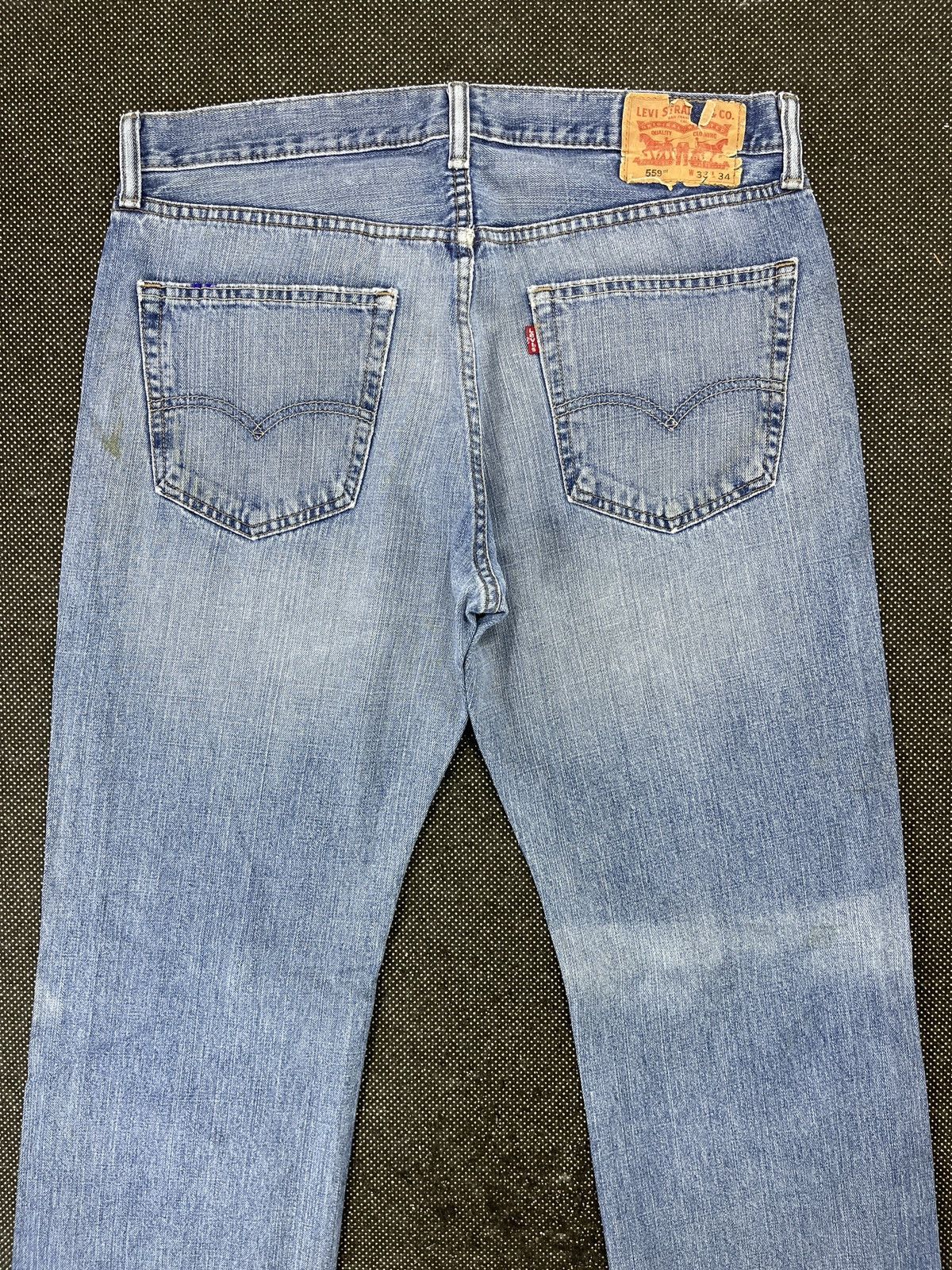 Levi's Vintage Levis 559 Distressed Jeans - J537 Size US 35 - 4 Thumbnail