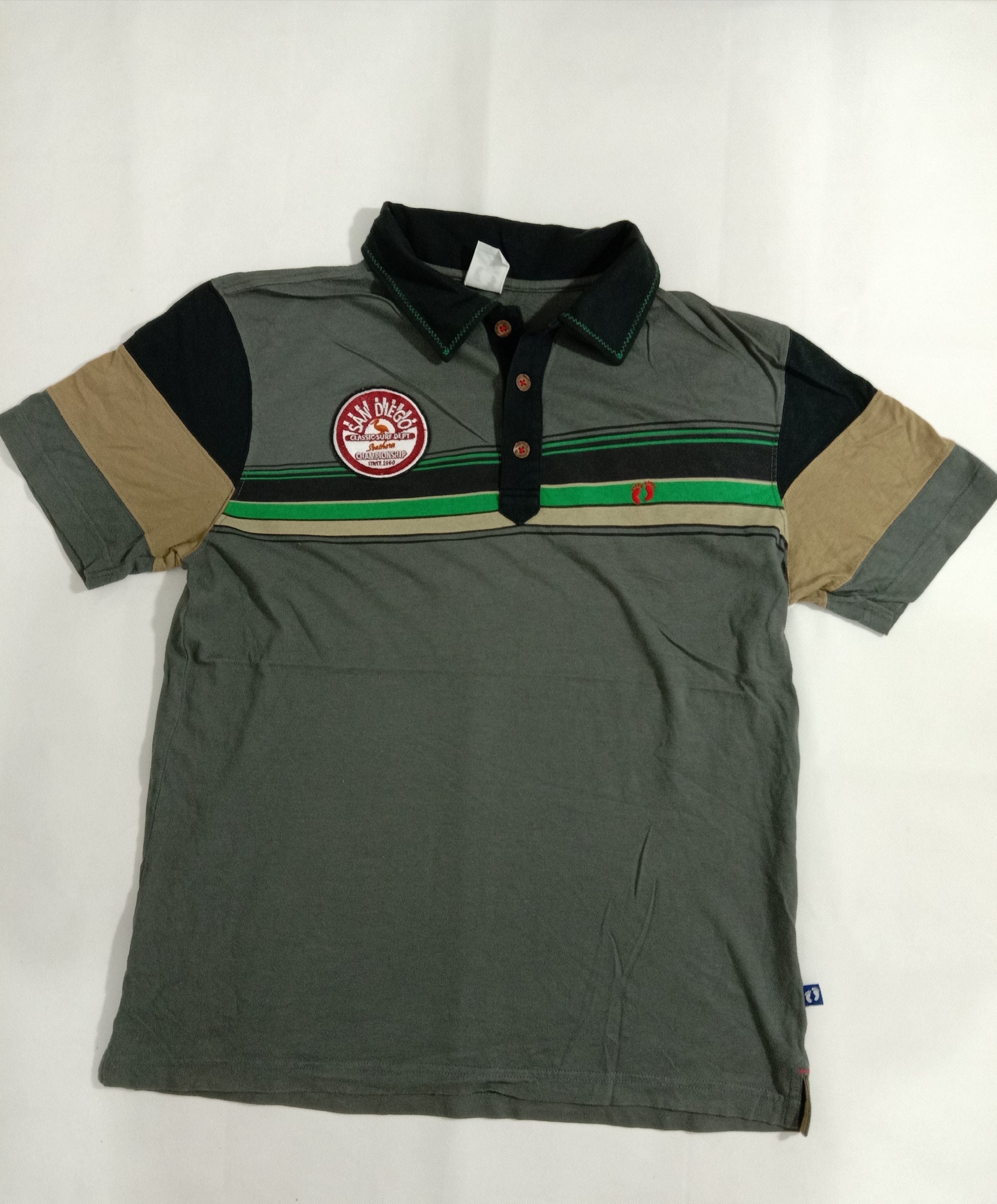 Hang Ten HANG TEN SAN DIEGO SURF DEPT Polo Tee Size US S / EU 44-46 / 1 - 1 Thumbnail