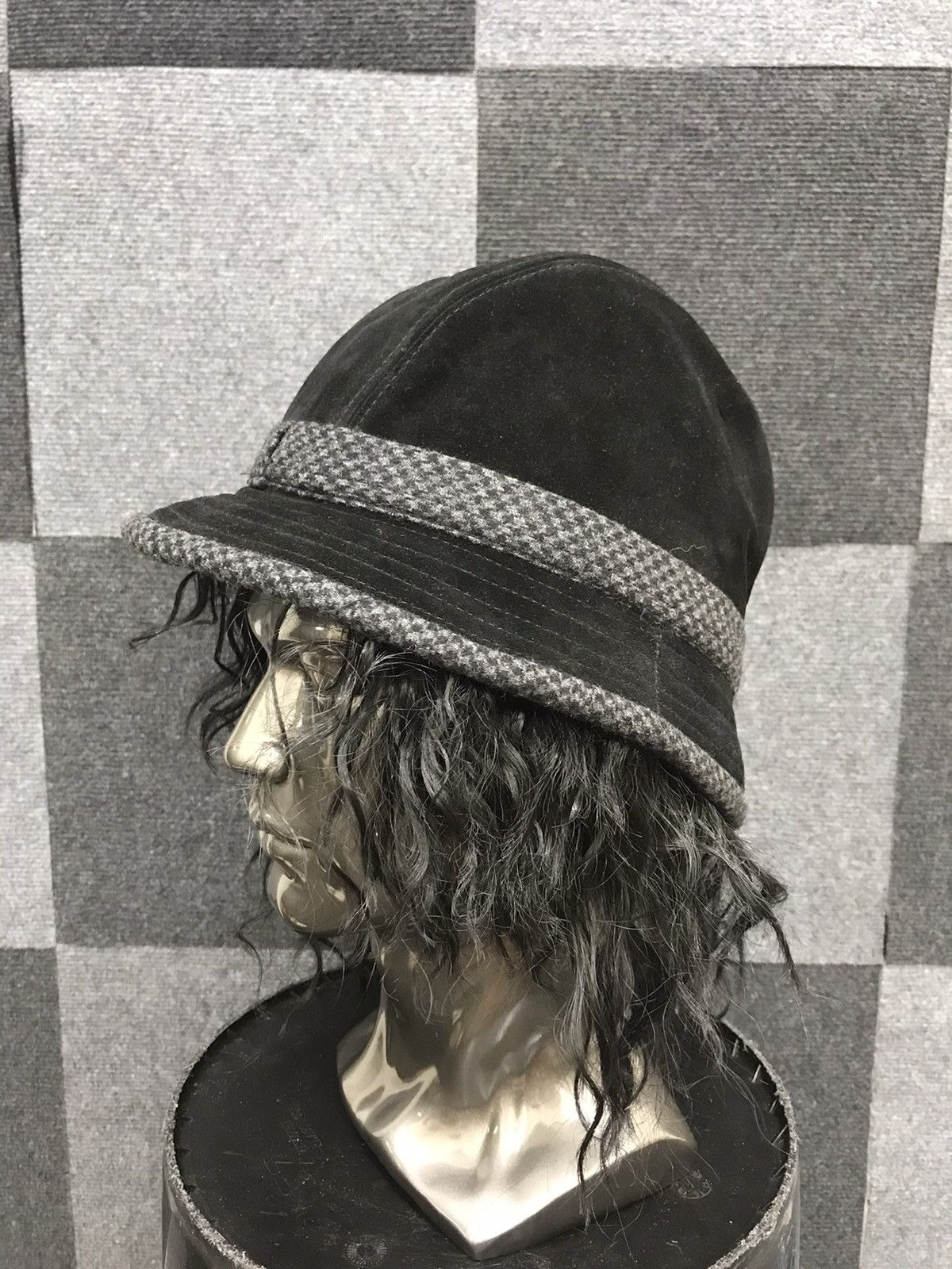 Vintage Tesi Made in Italy Suede Leather Hat Size ONE SIZE - 1 Thumbnail