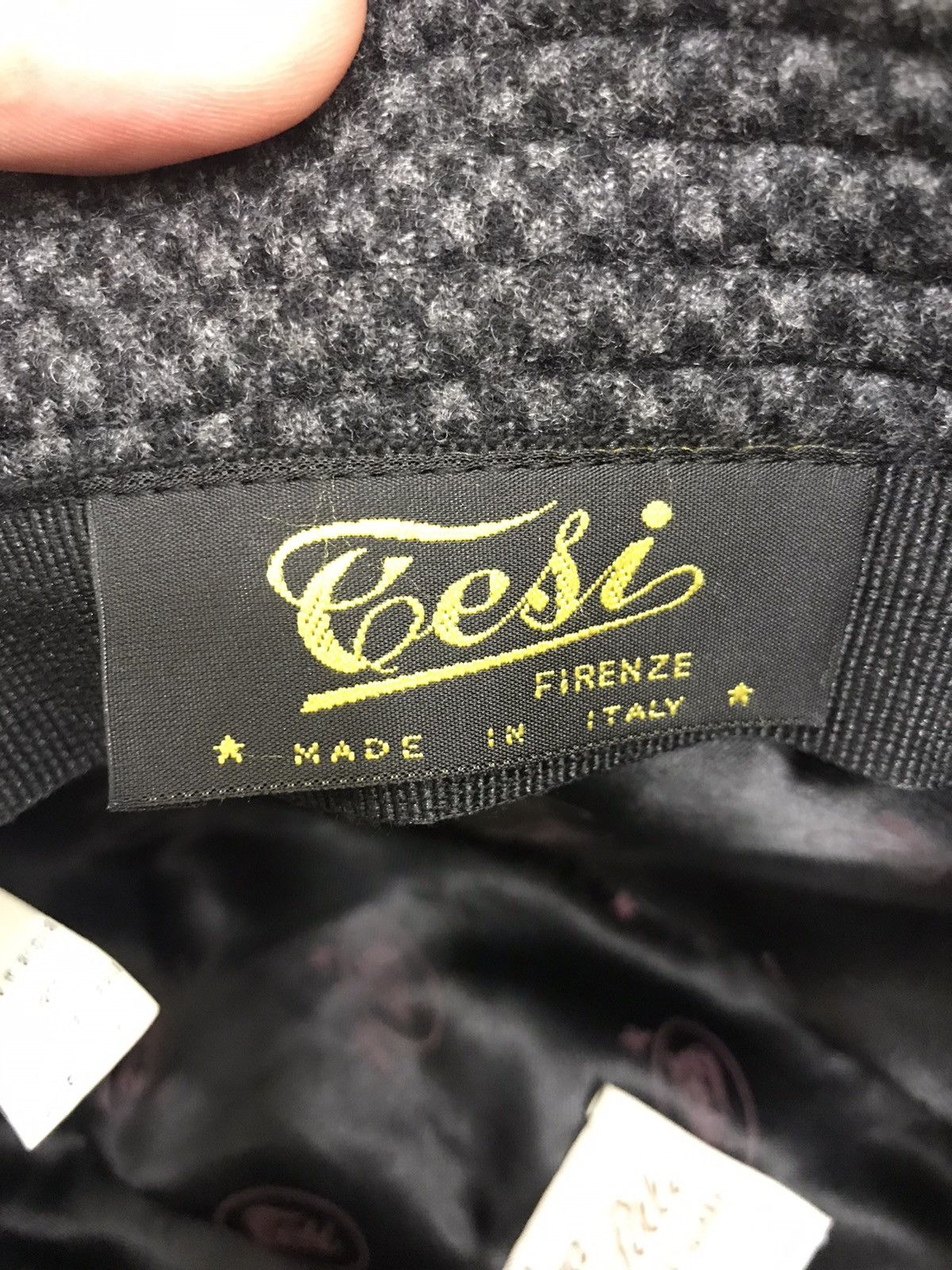 Vintage Tesi Made in Italy Suede Leather Hat Size ONE SIZE - 8 Thumbnail