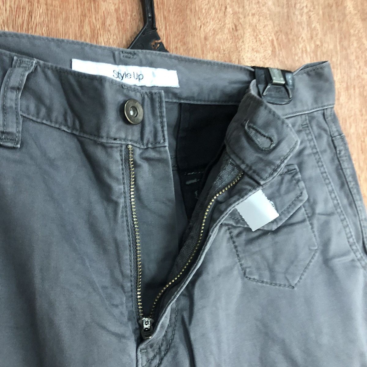 Japanese Brand DLL Style Up Uniqlo Grey Multipocket Cargo Pants #2109 Size US 30 / EU 46 - 8 Thumbnail