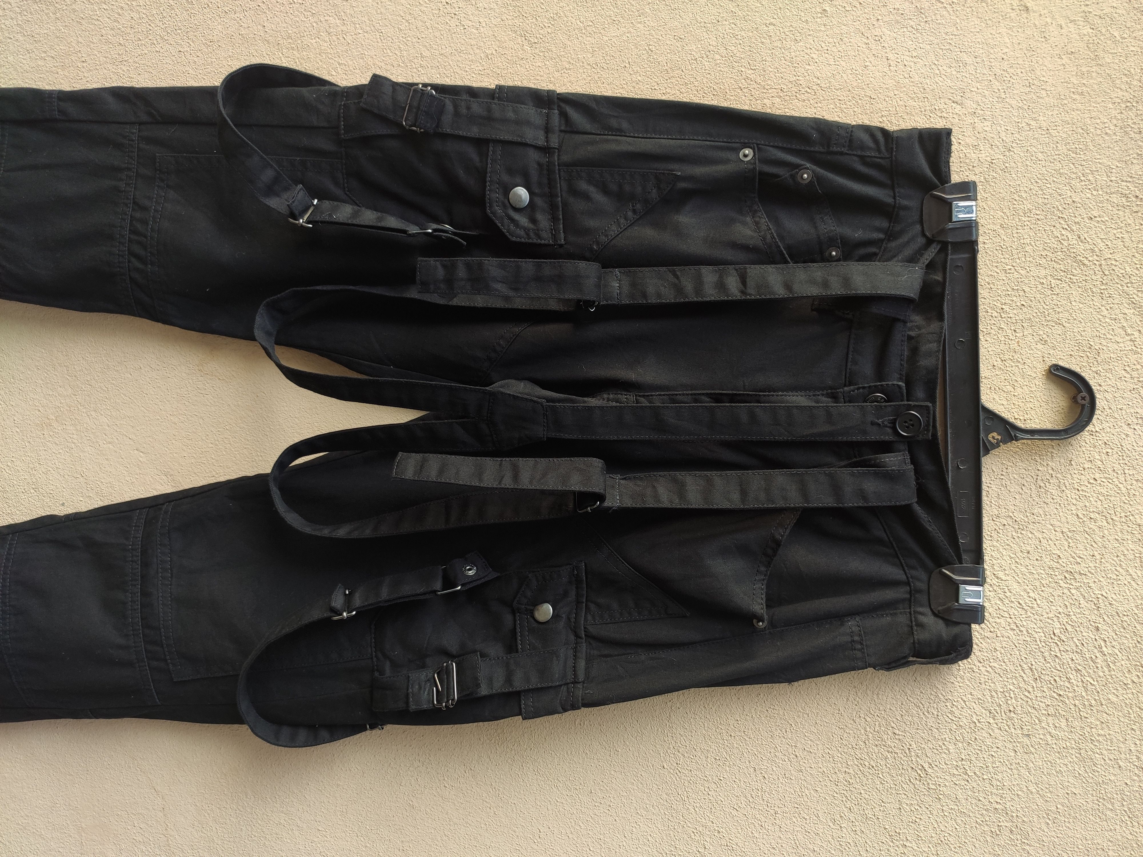 image of Seditionaries Holy Grails Semantic Design Bondage Pants Cargos in Black, Men's (Size 30)