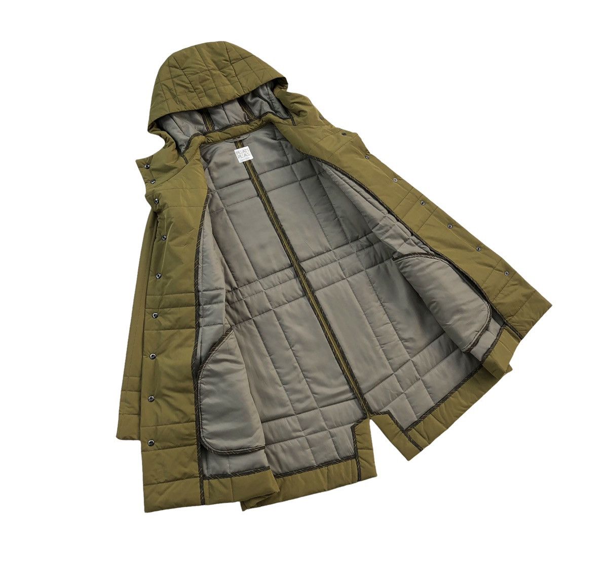 Issey Miyake 🔥Pleats Please Issey Miyake Quilted Hooded Jacket Size US L / EU 52-54 / 3 - 5 Thumbnail