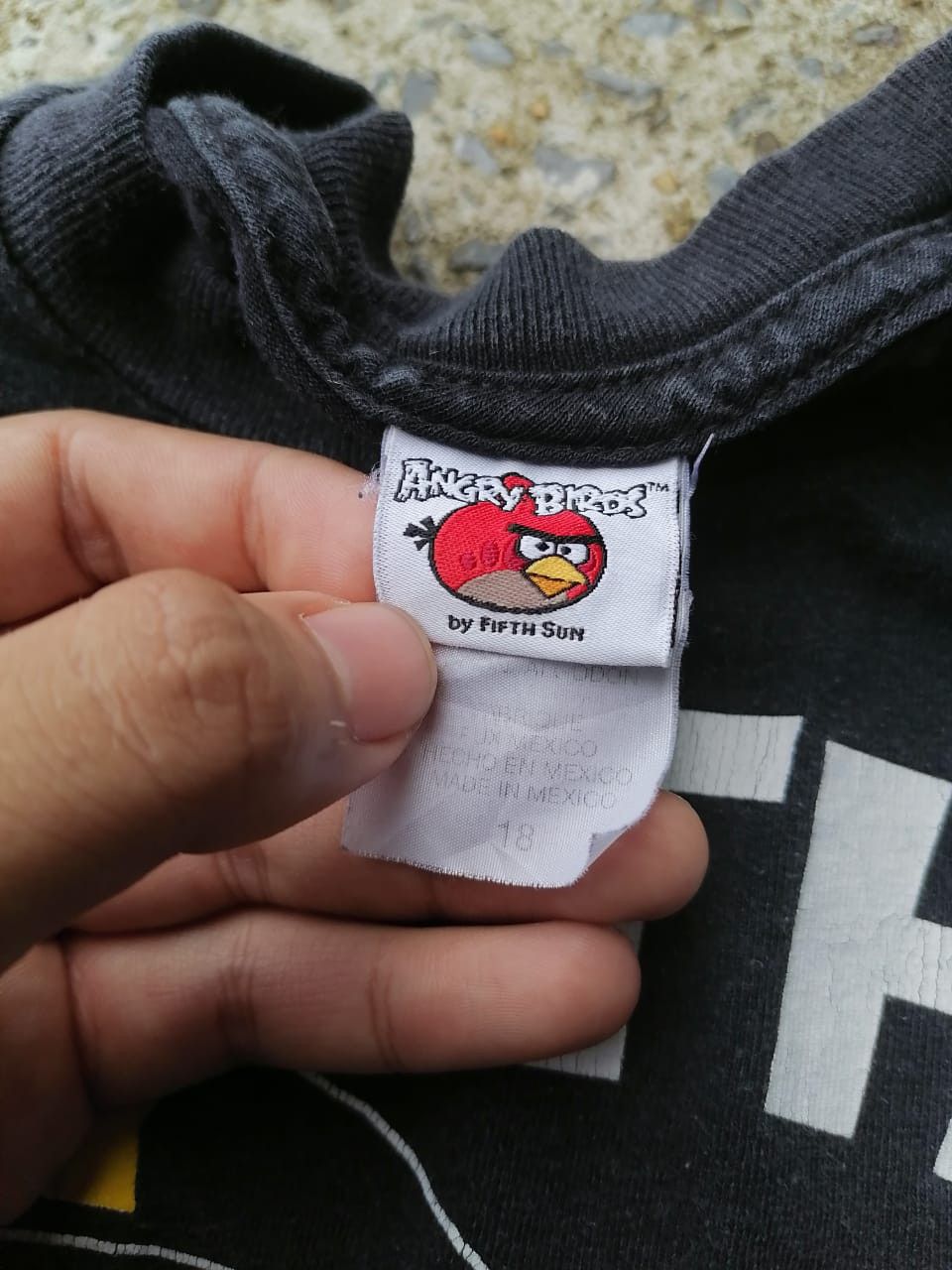 Anime Angry Birds Black Bird Character Tee Size US S / EU 44-46 / 1 - 2 Thumbnail
