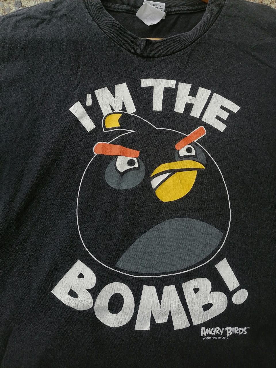 Anime Angry Birds Black Bird Character Tee Size US S / EU 44-46 / 1 - 4 Thumbnail