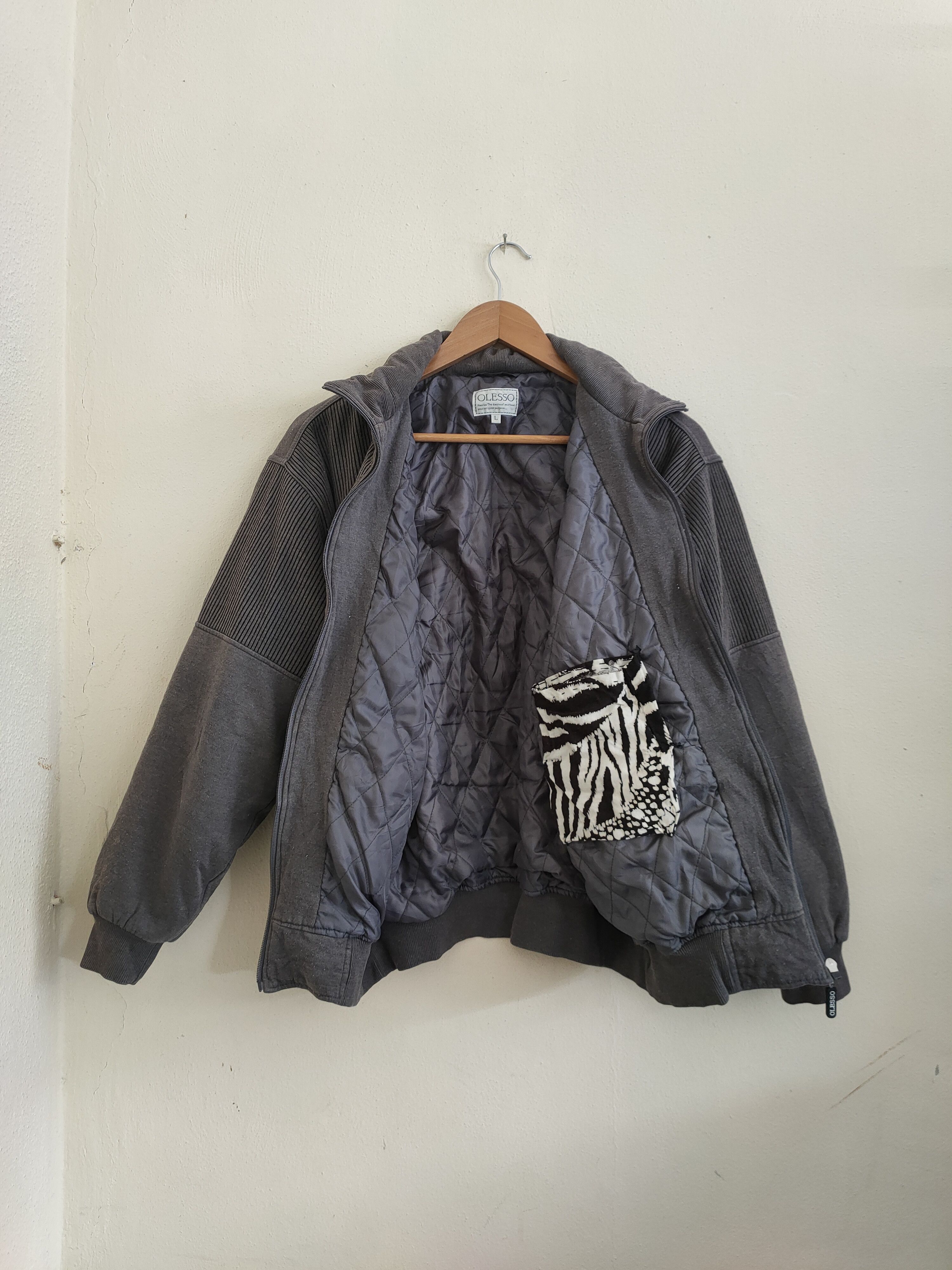 Japanese Brand × Vintage Very Rare Olesso Classic Zipup Jacket Size US L / EU 52-54 / 3 - 5 Thumbnail