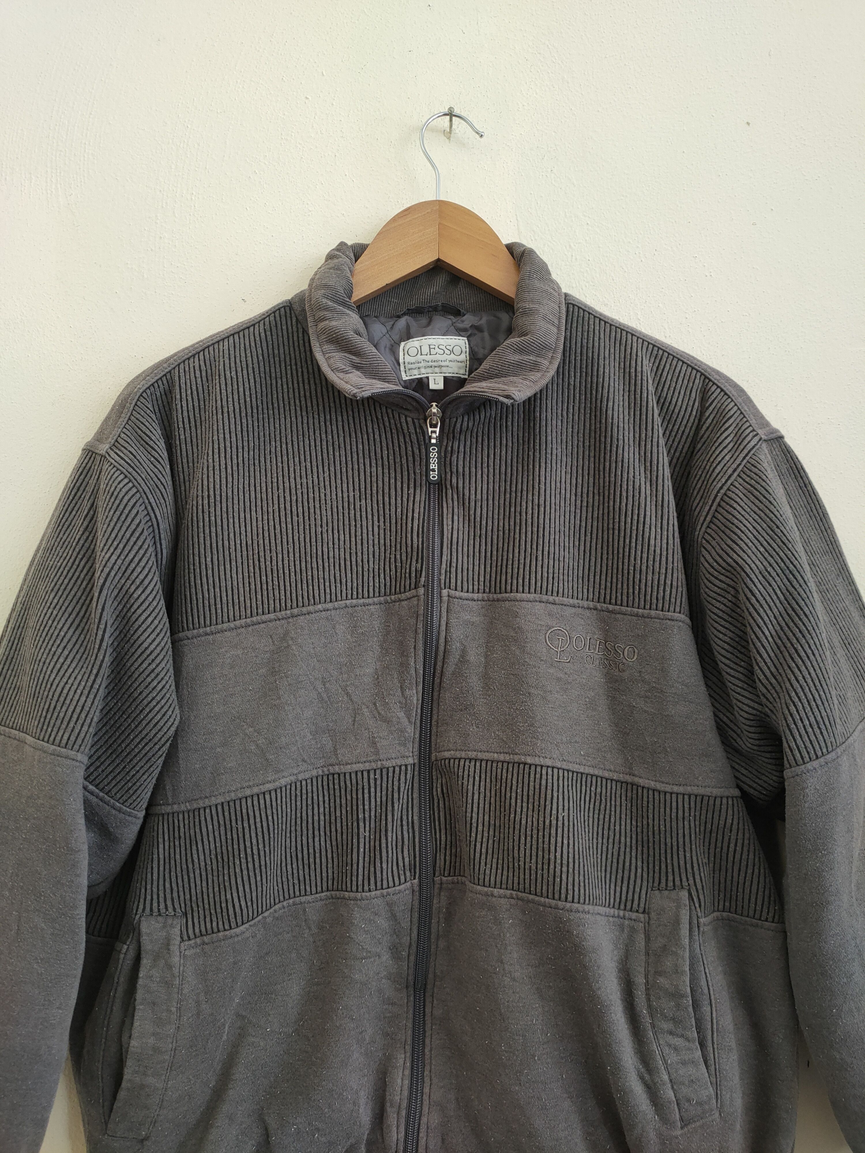 Japanese Brand × Vintage Very Rare Olesso Classic Zipup Jacket Size US L / EU 52-54 / 3 - 3 Thumbnail