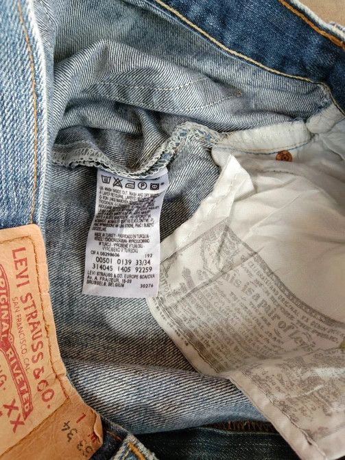 Levi's Vintage Levi's 501 Straight Leg Distressed Jeans 32x33 Size US 32 / EU 48 - 9 Thumbnail