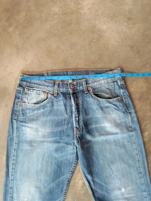 Levi's Vintage Levi's 501 Straight Leg Distressed Jeans 32x33 Size US 32 / EU 48 - 7 Thumbnail