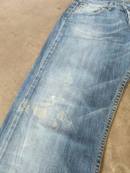 Levi's Vintage Levi's 501 Straight Leg Distressed Jeans 32x33 Size US 32 / EU 48 - 5 Thumbnail