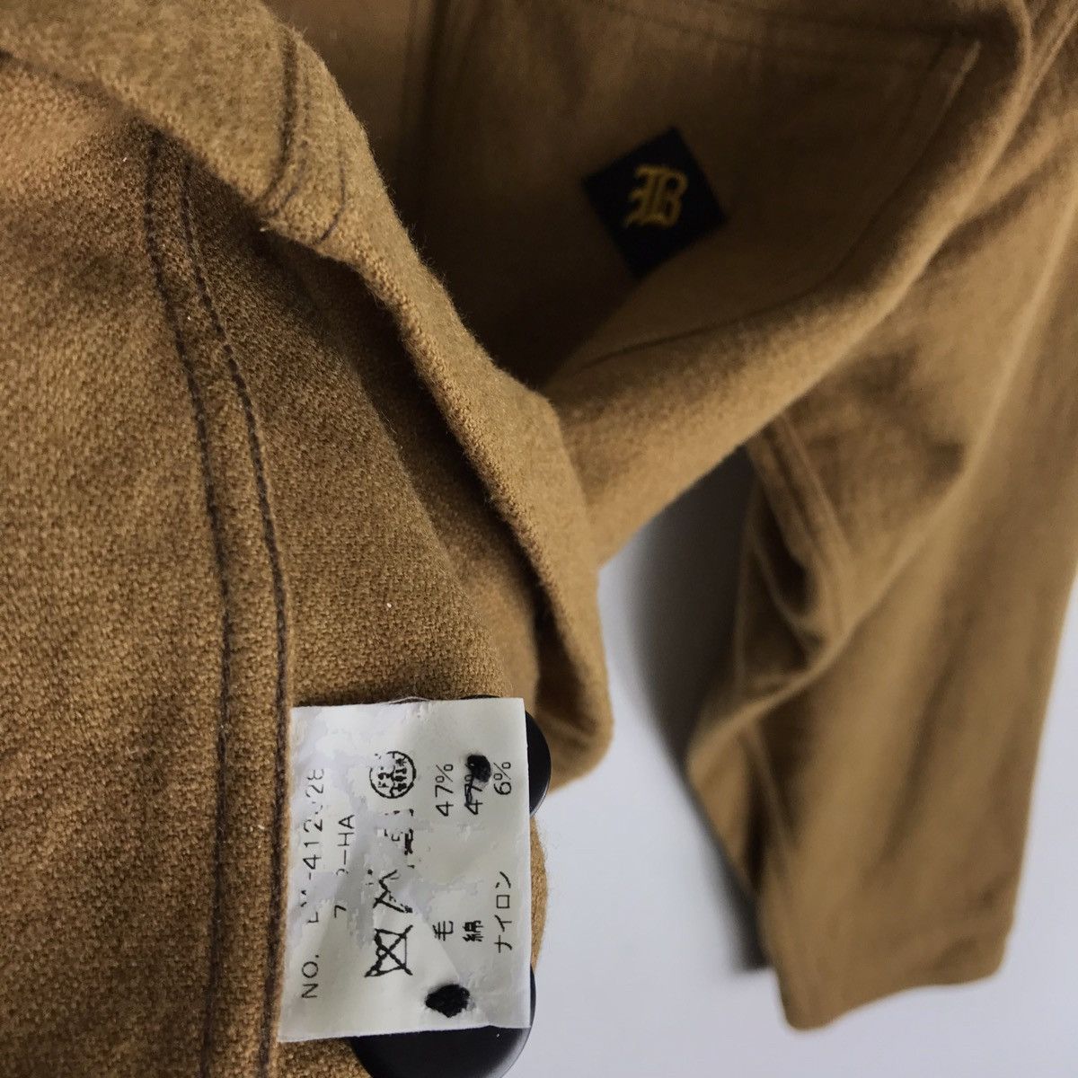 SHIPS Blue Lab Ships Button Up Three Pocket Brown Workwear Jacket Size US M / EU 48-50 / 2 - 7 Thumbnail