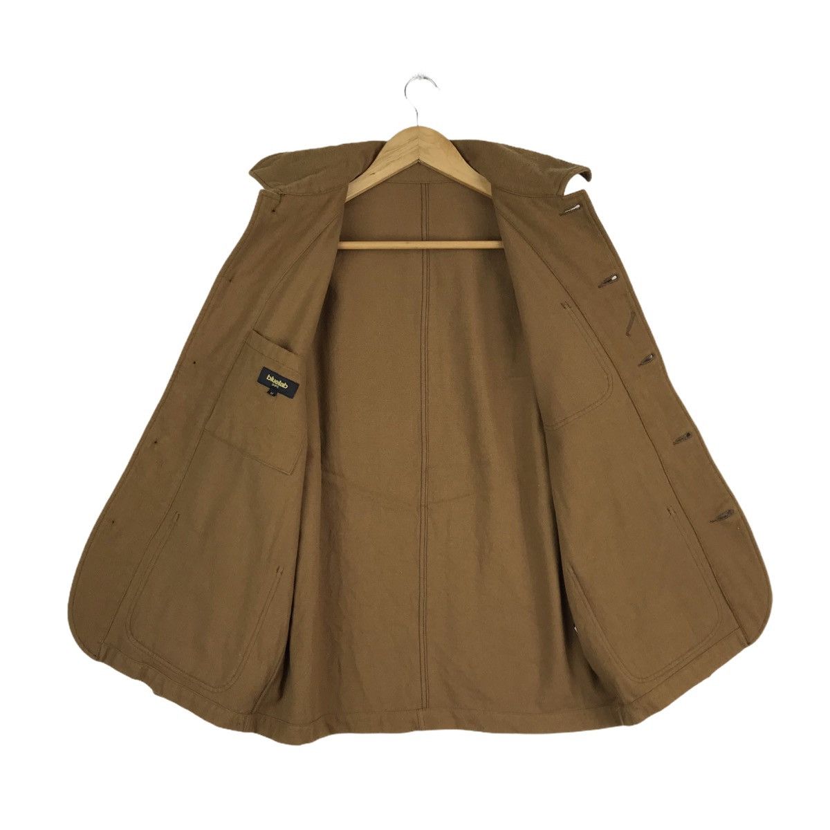 SHIPS Blue Lab Ships Button Up Three Pocket Brown Workwear Jacket Size US M / EU 48-50 / 2 - 4 Thumbnail