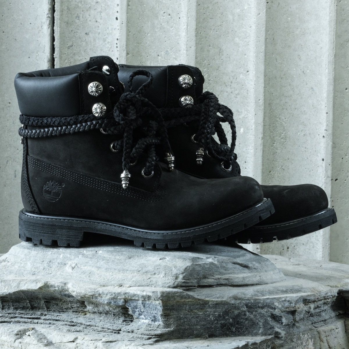 Chrome Hearts CHROME HEARTS x TIMBERLAND BOOTS | Grailed