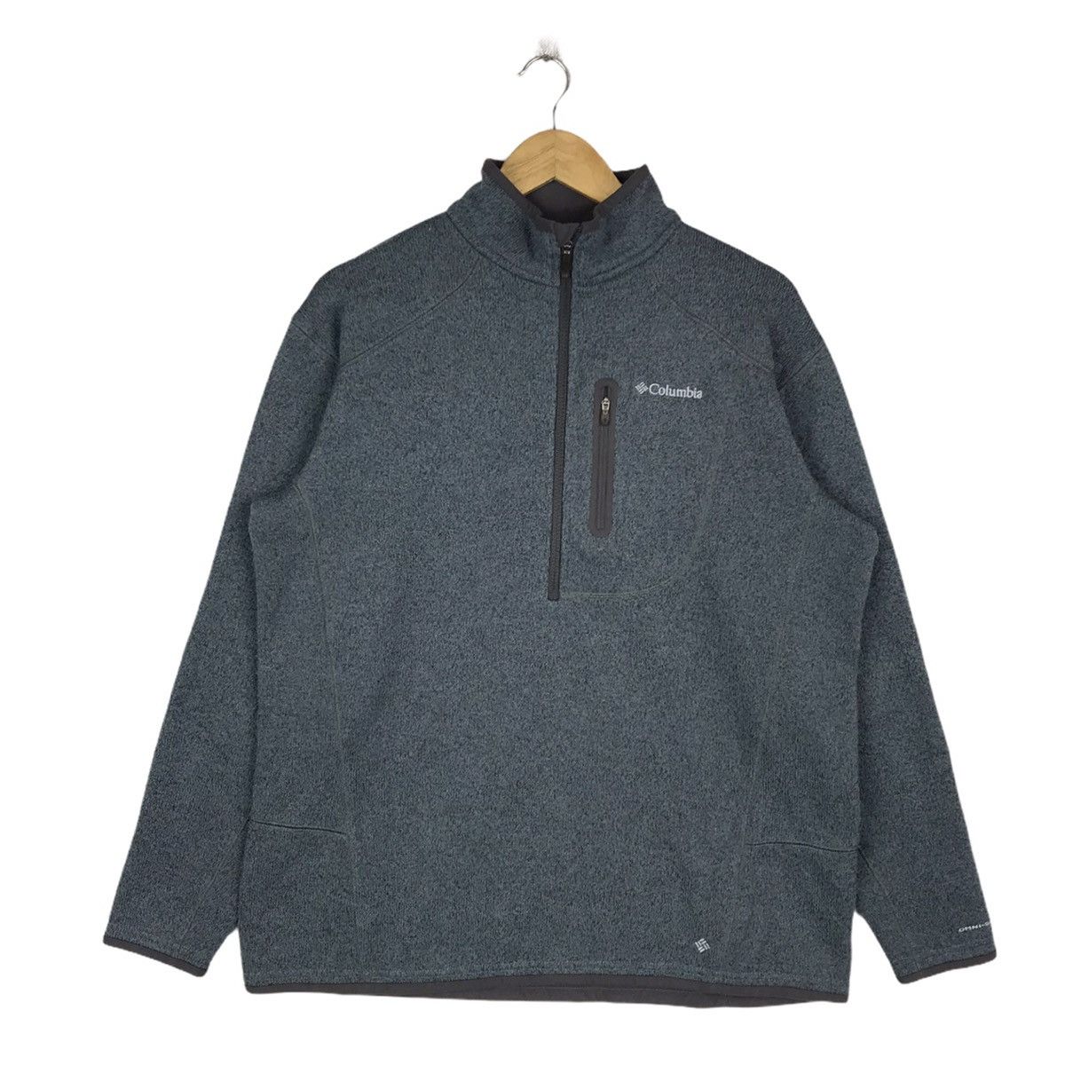 Columbia Vintage Columbia Omni-Shield Half Zipper Sweatshirt Size US L / EU 52-54 / 3 - 1 Thumbnail