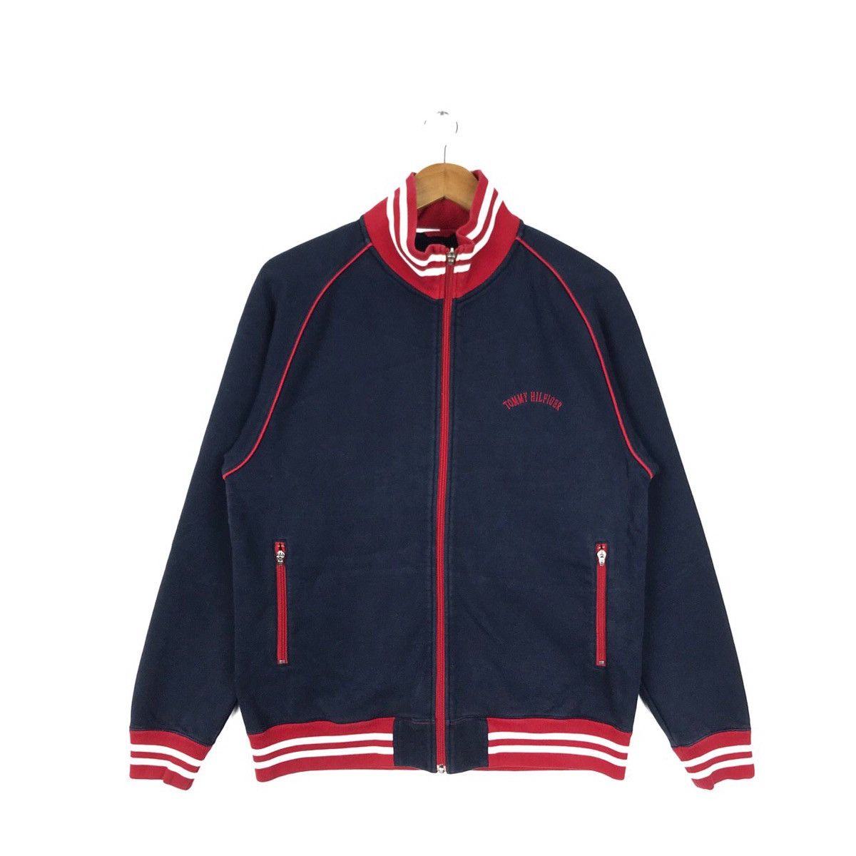 Tommy Hilfiger Minimalist Embroidery Zip Up Jacket
