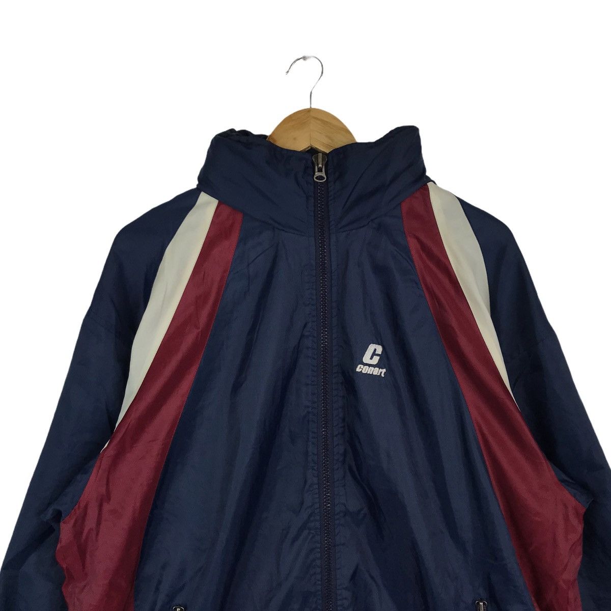 Vintage Vintage Conart Hip Hop Windbreaker Zip Up Light Jacket Size US L / EU 52-54 / 3 - 2 Thumbnail