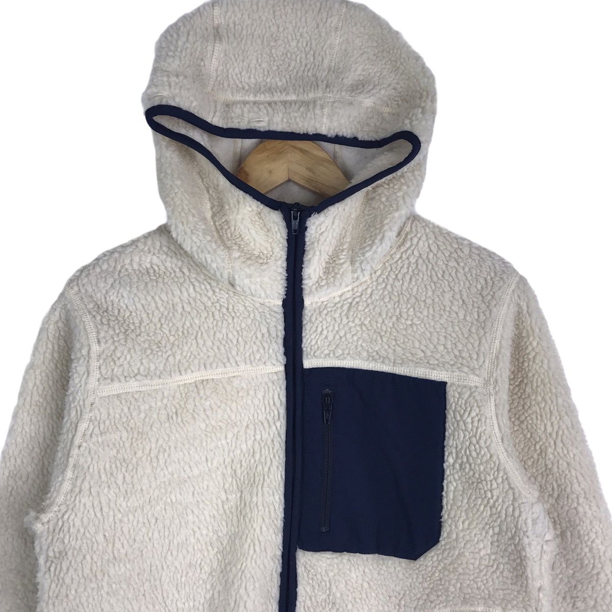 Japanese Brand Japanese Brand Coen Sherpa Fleece Zipper Hoodie Size US S / EU 44-46 / 1 - 2 Thumbnail