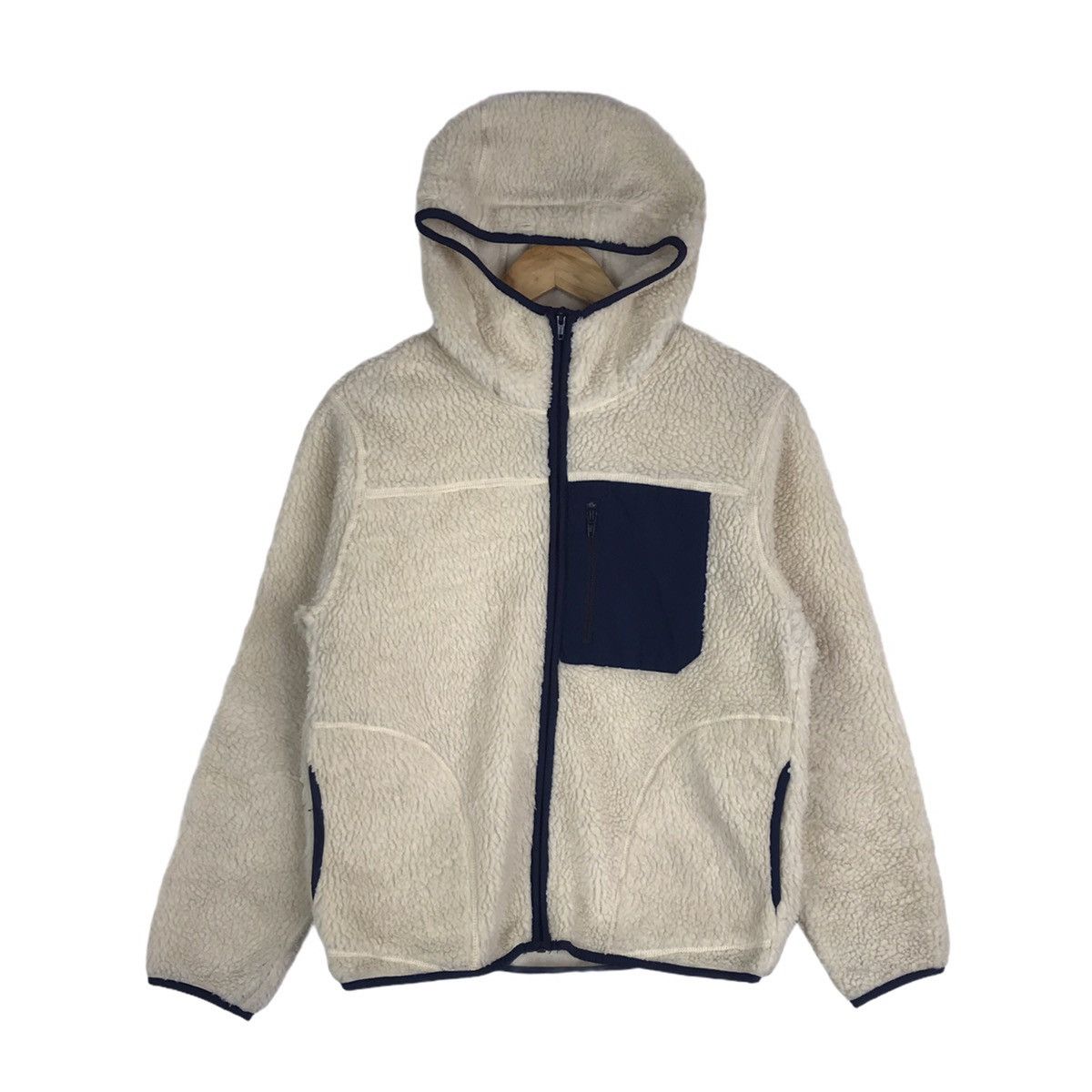 Japanese Brand Coen Sherpa Fleece Zipper Hoodie