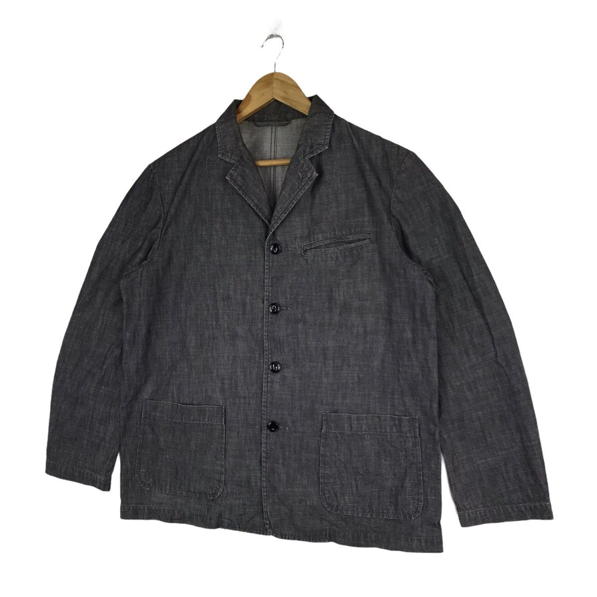 SHIPS Ships Denim Coat Jeans Jacket Size US L / EU 52-54 / 3 - 4 Thumbnail