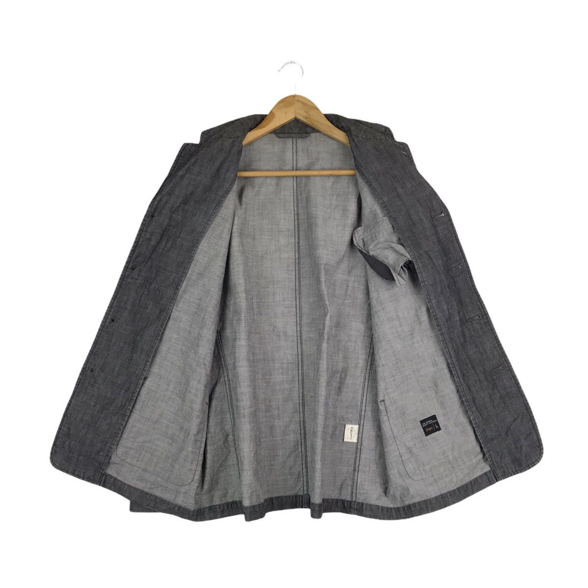 SHIPS Ships Denim Coat Jeans Jacket Size US L / EU 52-54 / 3 - 6 Thumbnail