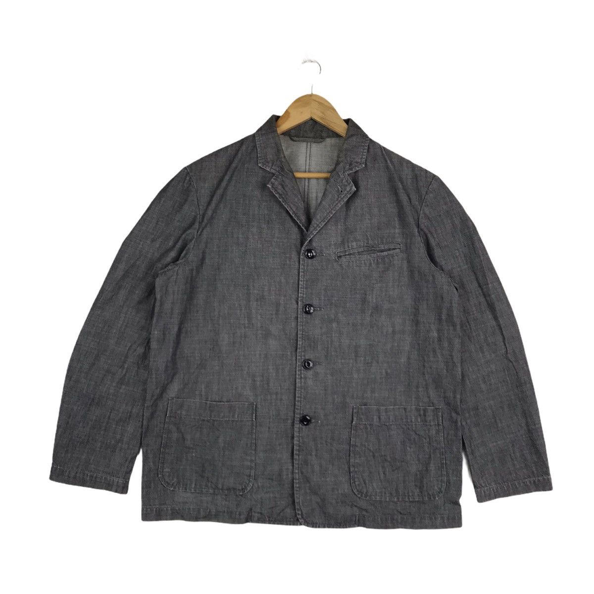 SHIPS Ships Denim Coat Jeans Jacket Size US L / EU 52-54 / 3 - 1 Thumbnail
