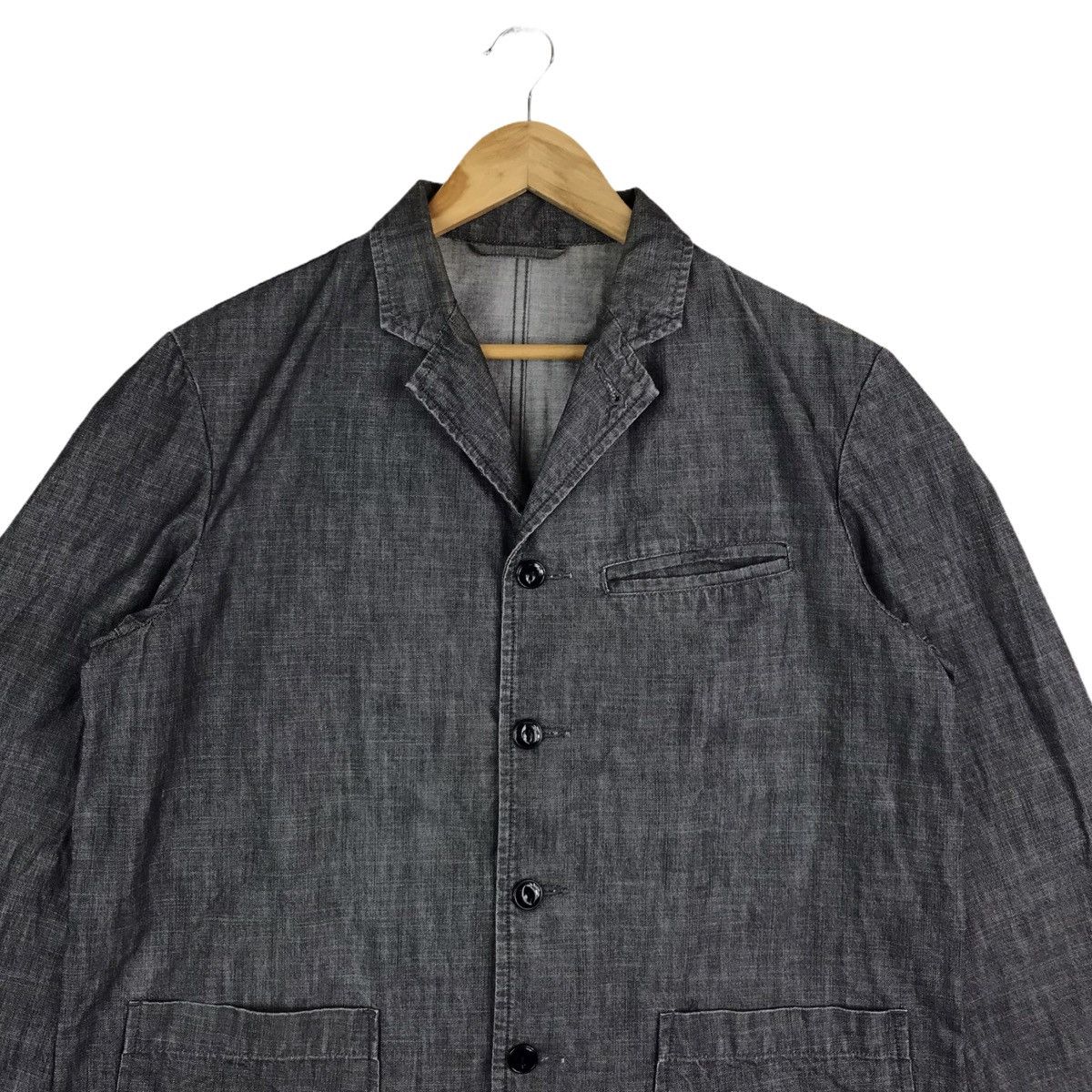 SHIPS Ships Denim Coat Jeans Jacket Size US L / EU 52-54 / 3 - 2 Thumbnail