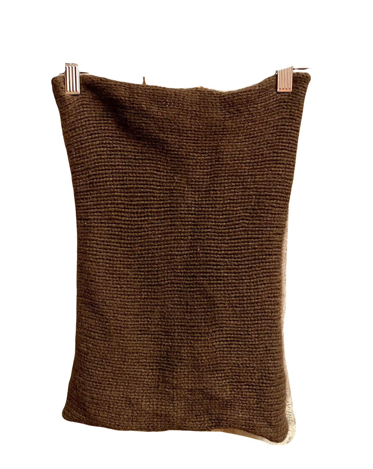 Ann Demeulemeester Ann Demeulemeester brown wool & yak snood Size ONE SIZE - 2 Thumbnail