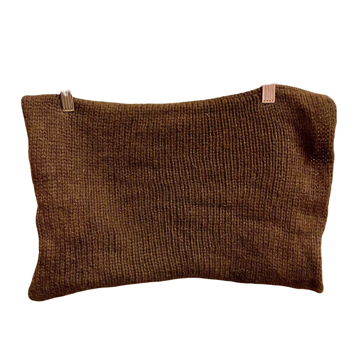 Ann Demeulemeester Ann Demeulemeester brown wool & yak snood Size ONE SIZE - 1 Thumbnail