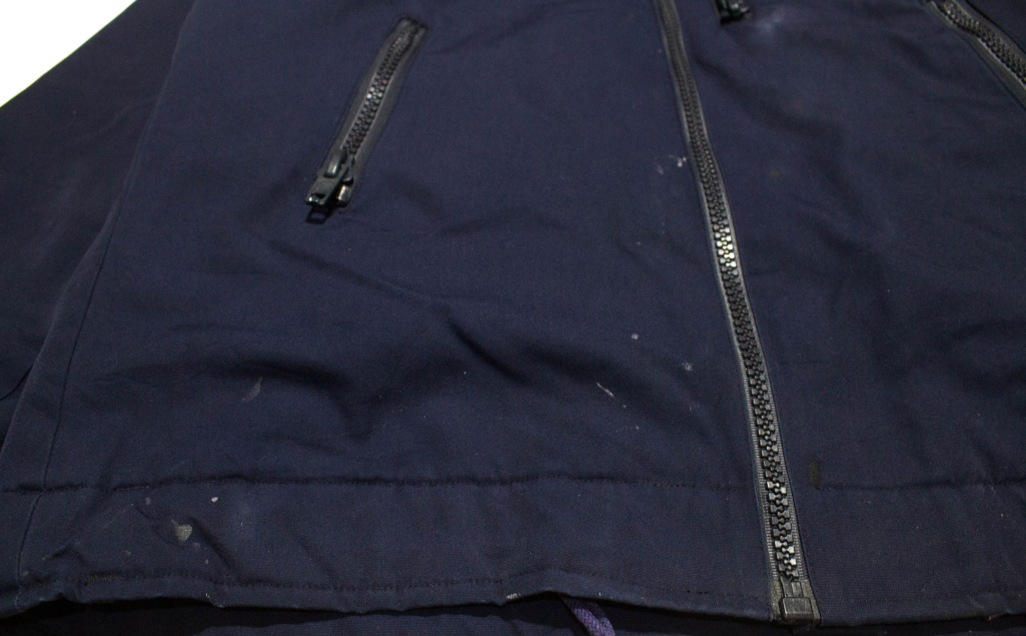 Vintage 70s Marine Nationale French N-1 Deck Military Jacket Size US L / EU 52-54 / 3 - 6 Thumbnail