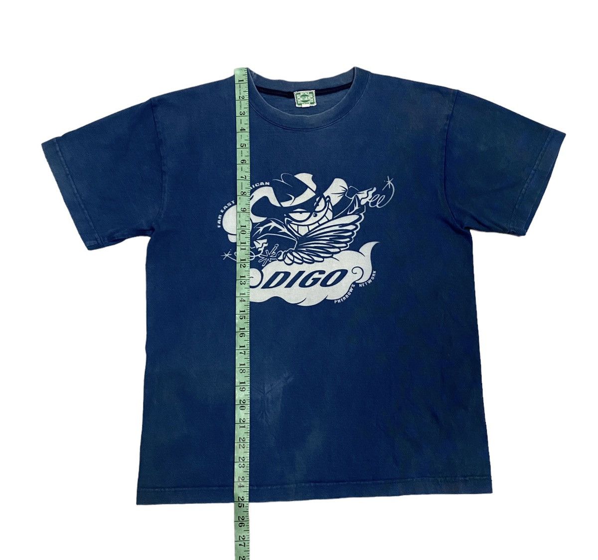 Japanese Brand × Pherrow's × Vintage Vintage Pherrows Stormy Blue Distressed Tee Size US S / EU 44-46 / 1 - 9 Thumbnail