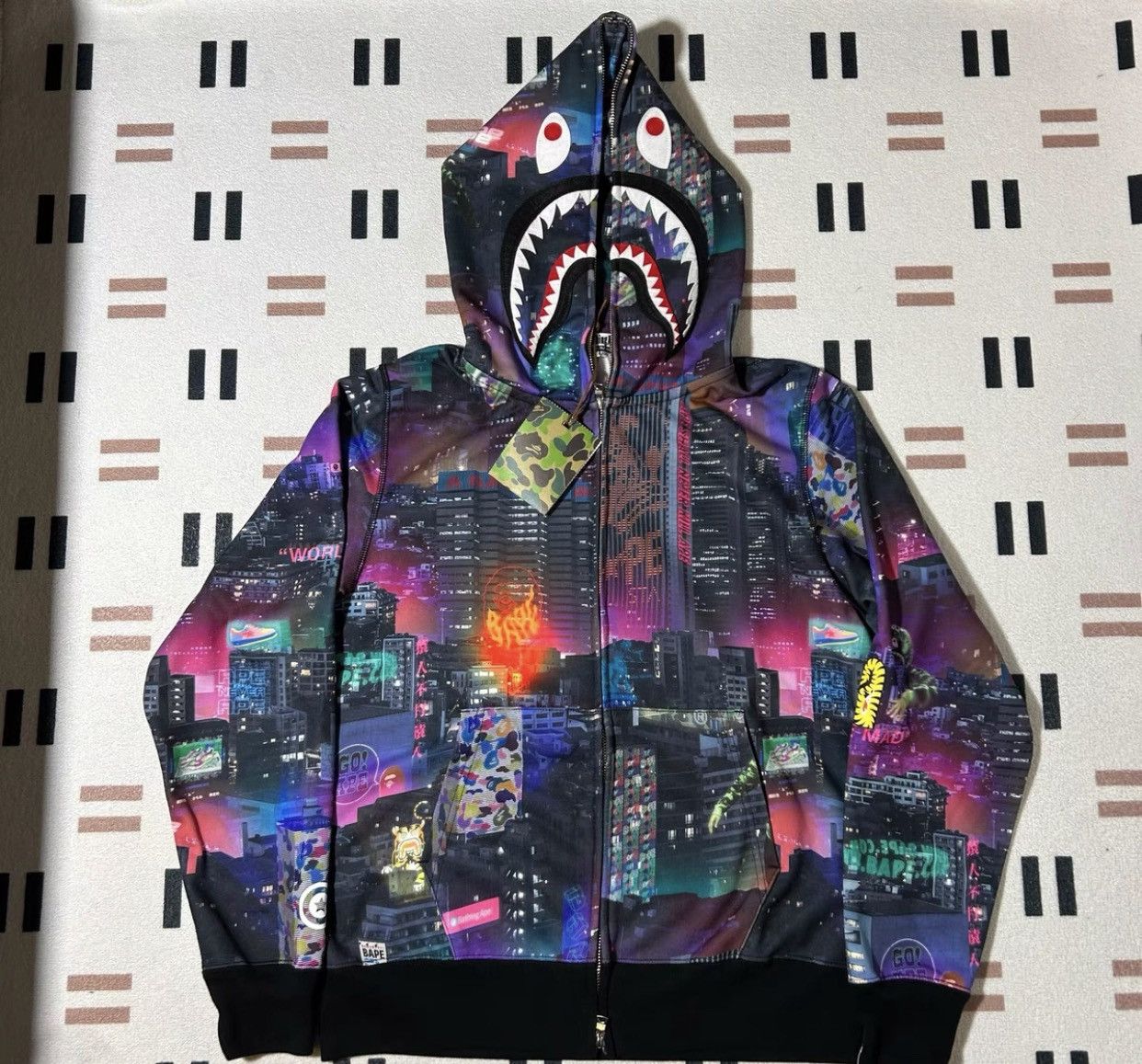 Nike fashion “Neon Tokyo” Hoodie