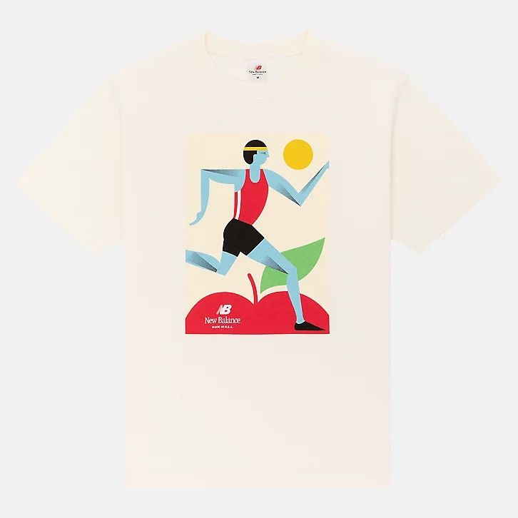 Aime Leon Dore × New Balance MADE in USA Marathon Short Sleeve T-Shirt Size US XL / EU 56 / 4 - 1 Thumbnail