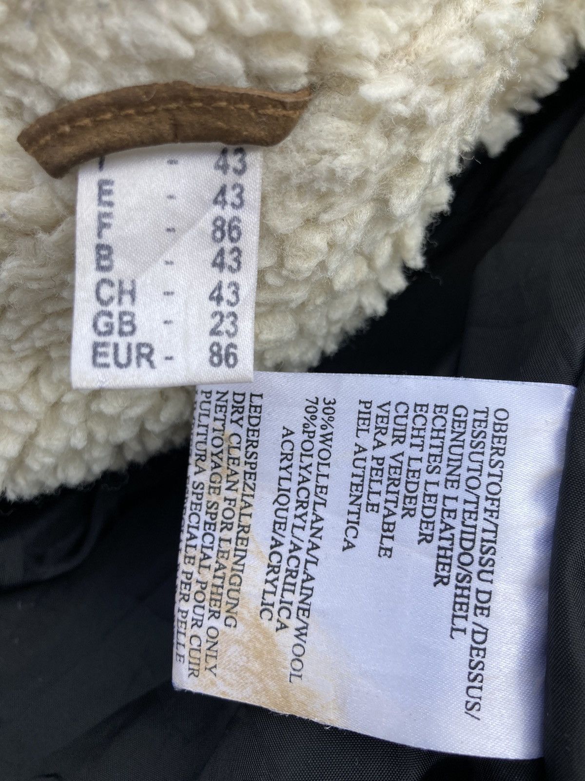 Native NATIVE SHEARLING LEATHER JACKET Size US L / EU 52-54 / 3 - 8 Thumbnail