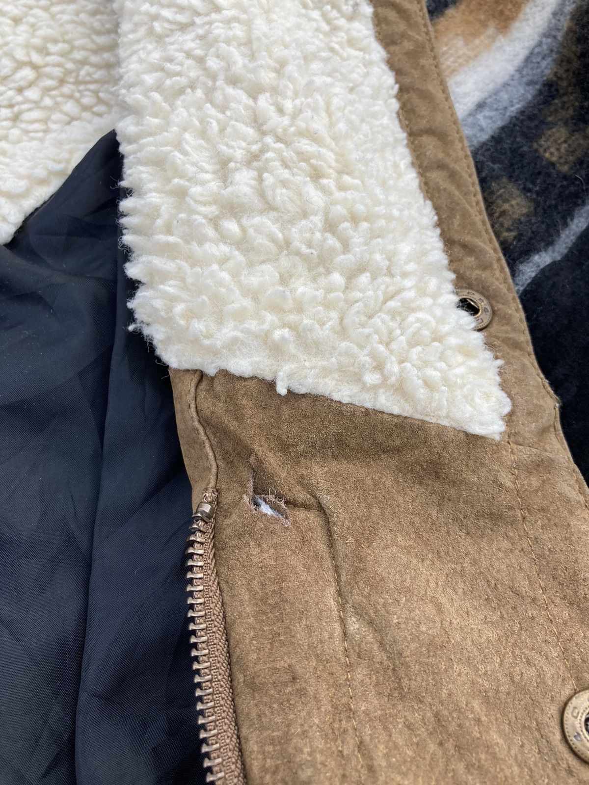Native NATIVE SHEARLING LEATHER JACKET Size US L / EU 52-54 / 3 - 6 Thumbnail
