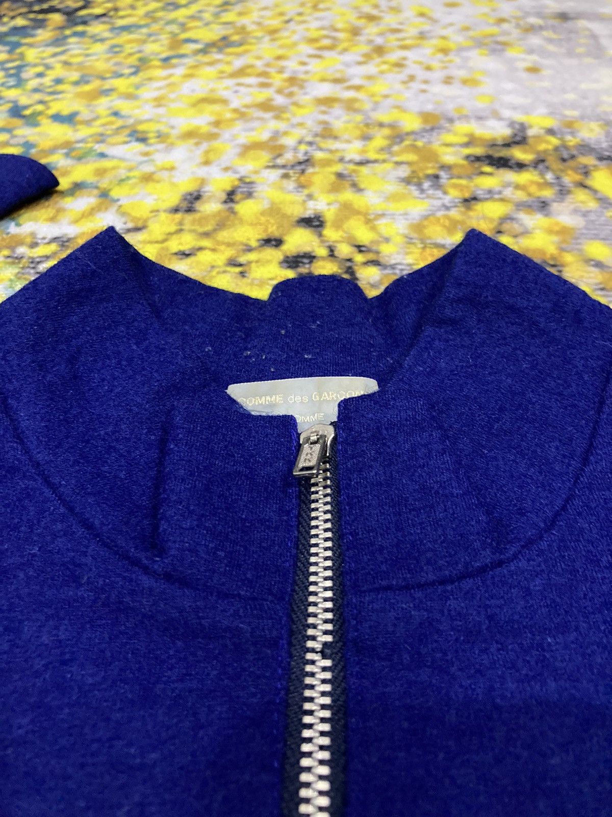 Comme des Garcons Homme Plus × Vintage Vintage Half Zipper Wool Comme Des Garcon Size US L / EU 52-54 / 3 - 7 Thumbnail