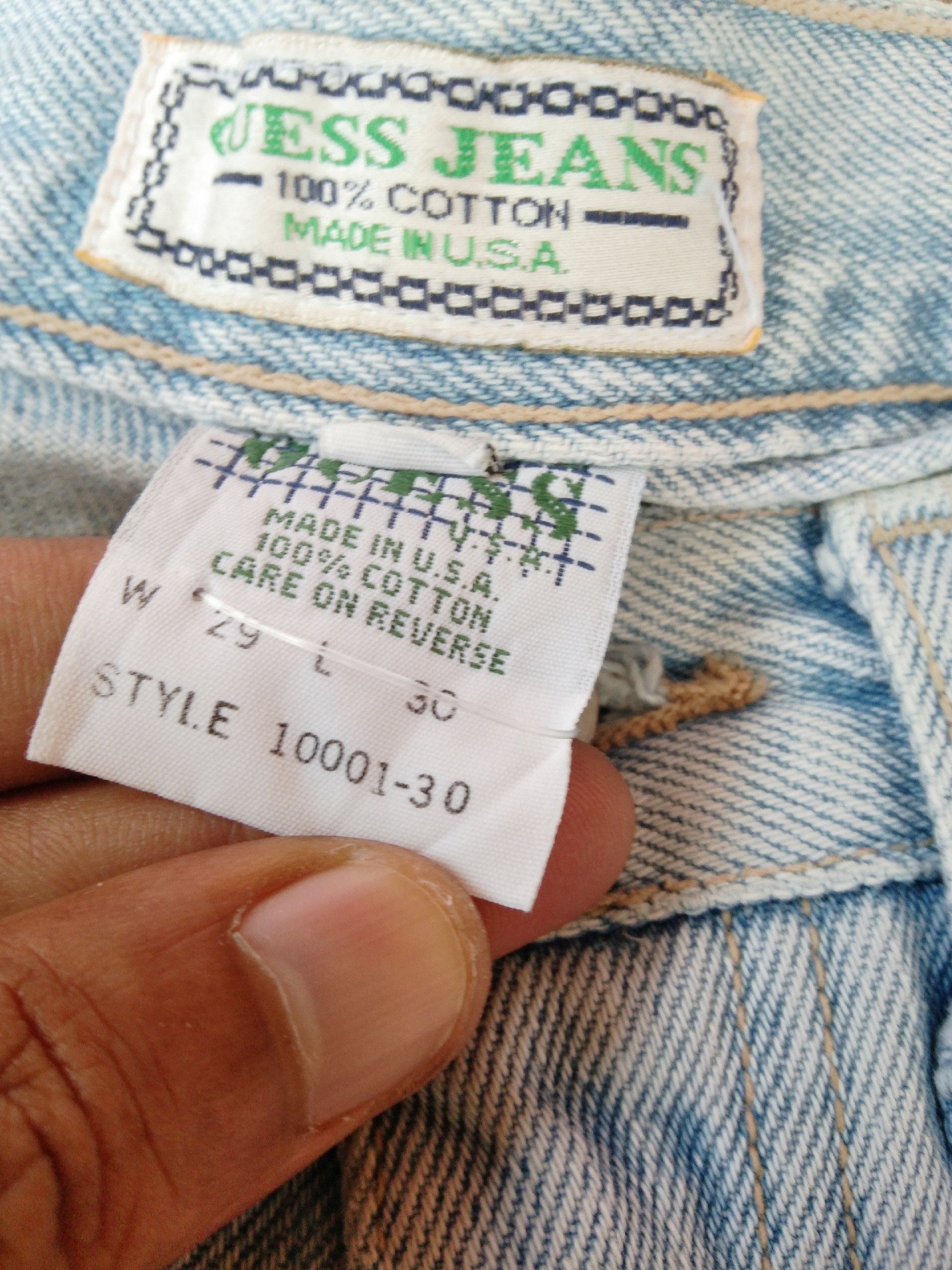 Guess 90s Vintage Guess Jeans Made In USA 28x30 Size US 28 / EU 44 - 13 Thumbnail