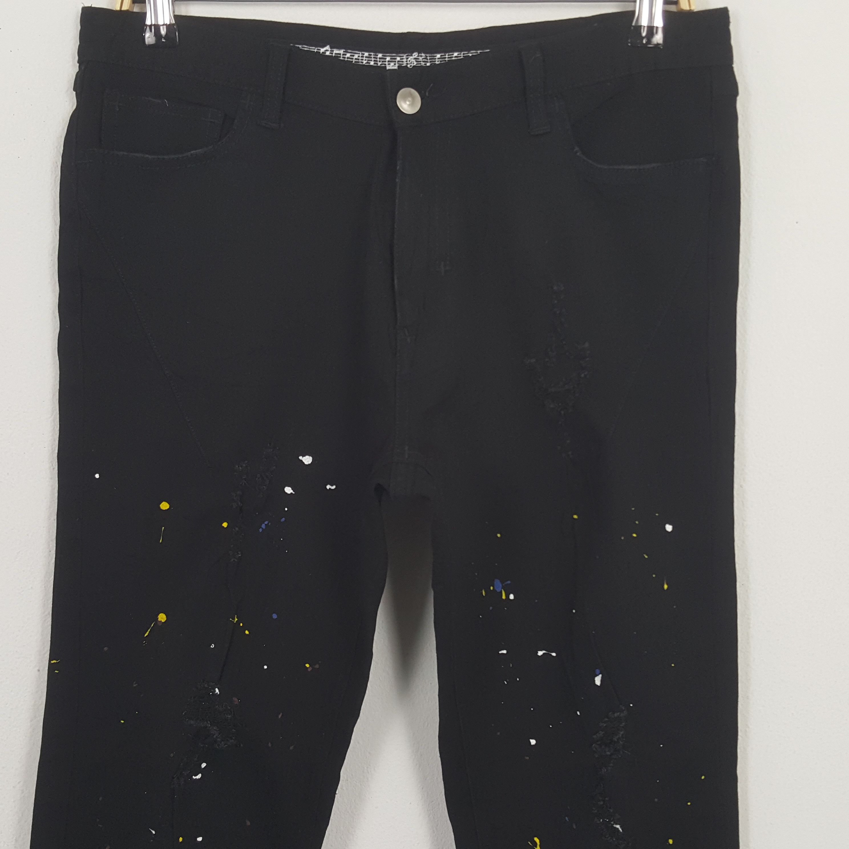 Number (N)ine SS06 Number(N)ine Zip Leg Black Velvet Pants | Grailed