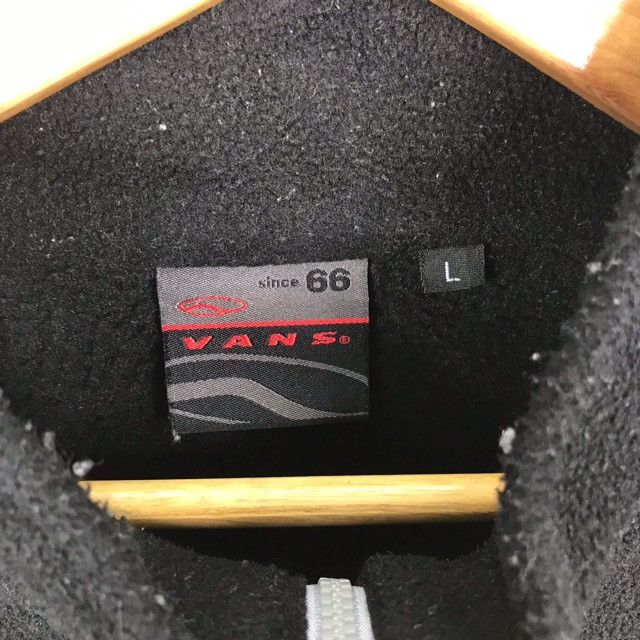 Vans Vans Minimalist Logo-Embroidered Zip Up Fleece Jacket Size US L / EU 52-54 / 3 - 3 Thumbnail