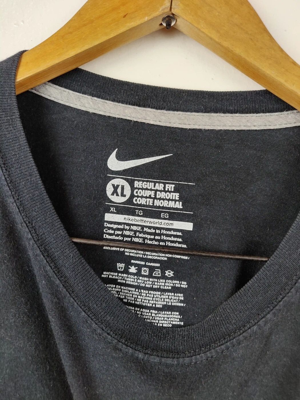 Nike Nike Regular Fit Short Sleeve T-shirt Size US XL / EU 56 / 4 - 4 Thumbnail