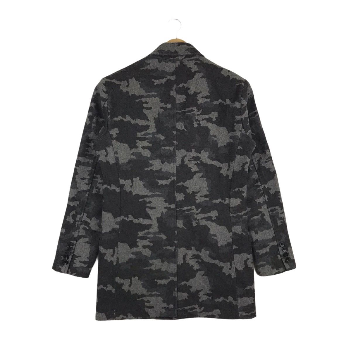 Japanese Brand Beno Exclusive Label Camouflage Trench Coat Jacket Size US M / EU 48-50 / 2 - 4 Thumbnail